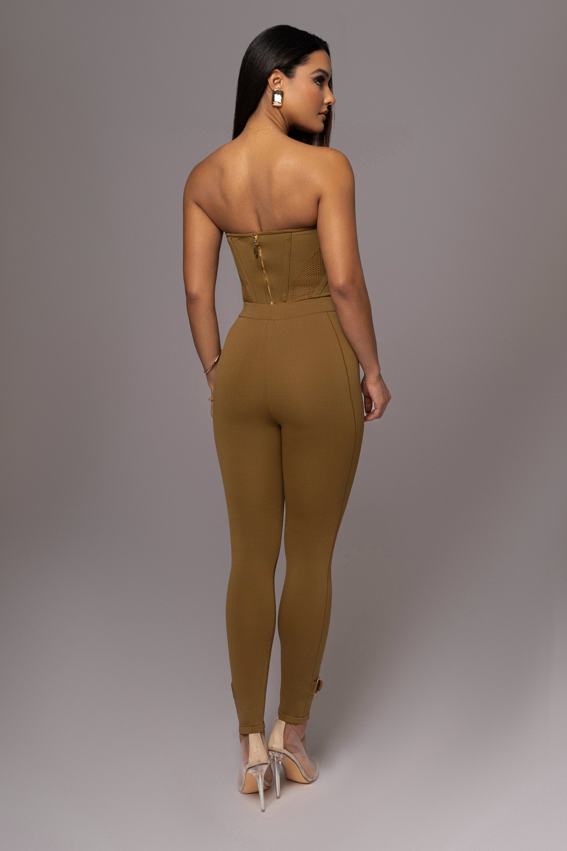 Olive Freda Knit Bustier JLUXLABEL