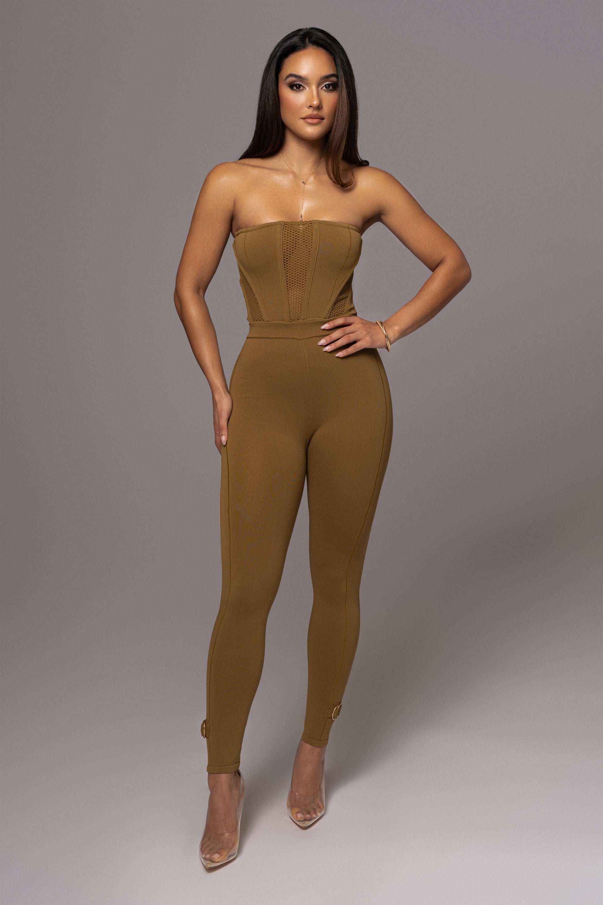 Olive Freda Knit Bustier JLUXLABEL