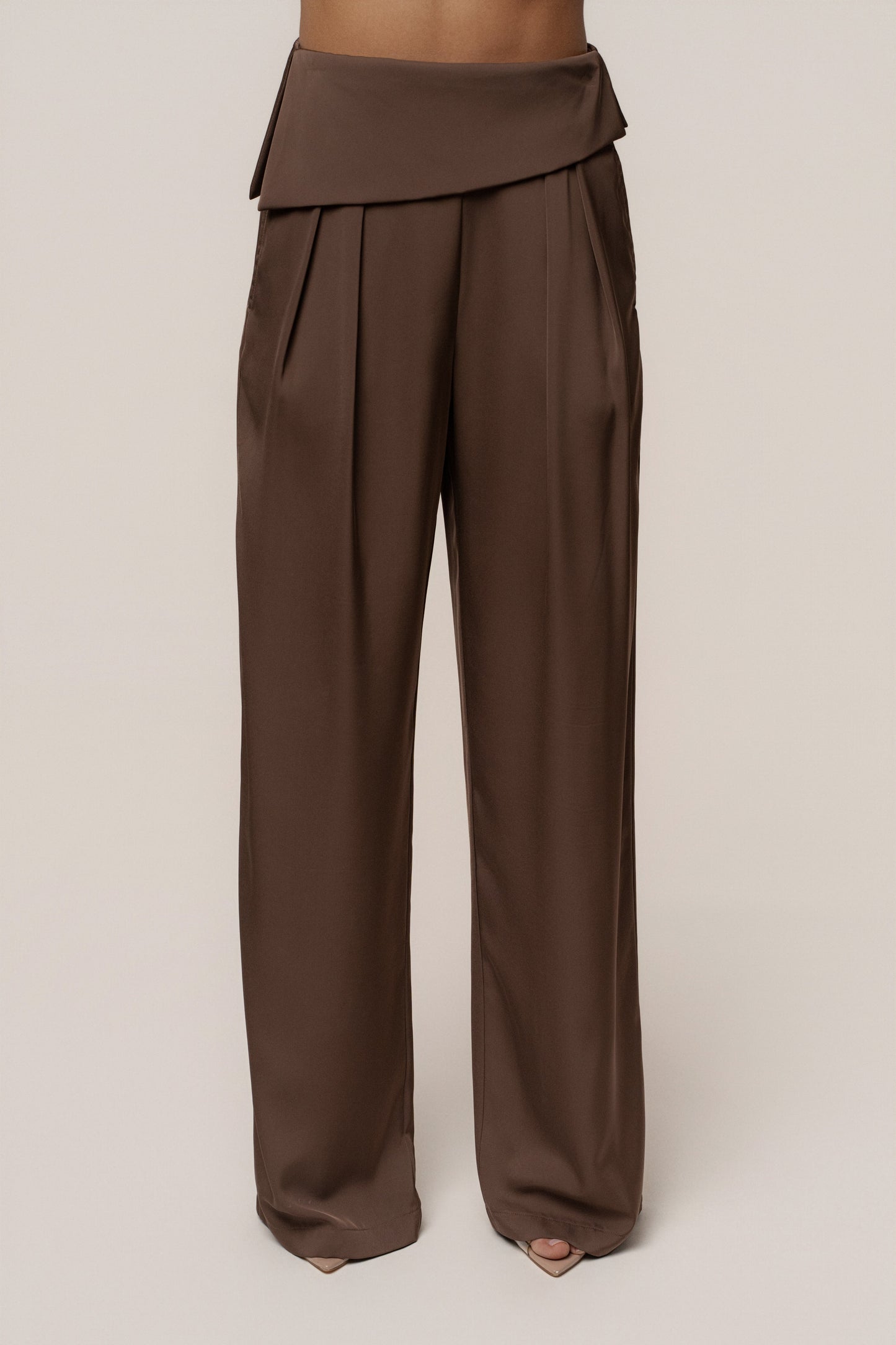 Chocolate Executive Trousers JLUXLABEL