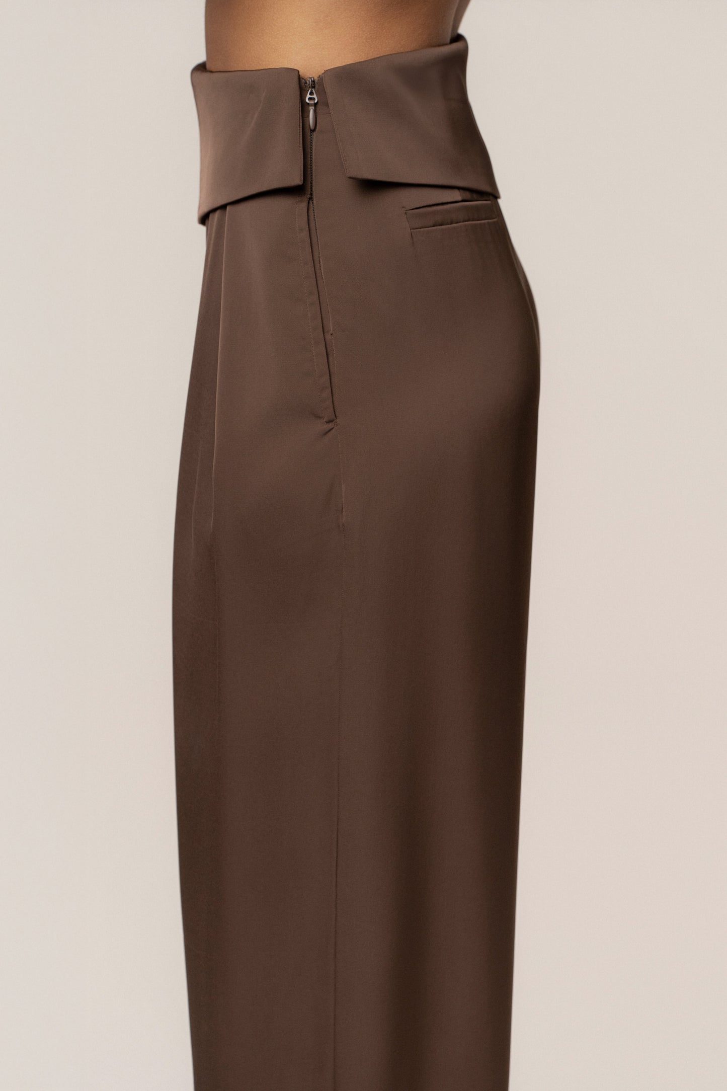 Chocolate Executive Trousers JLUXLABEL