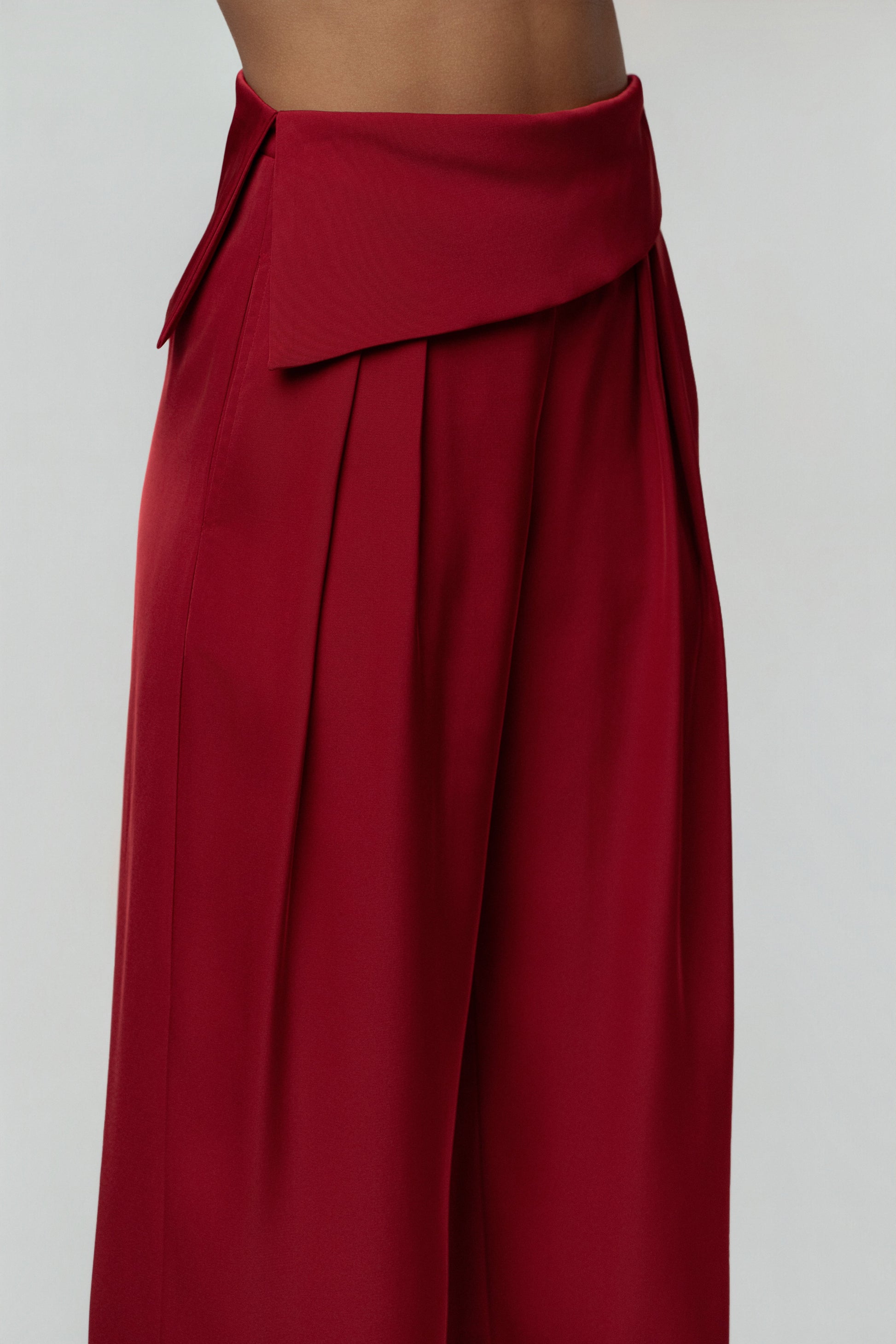 Red Executive Trousers JLUXLABEL