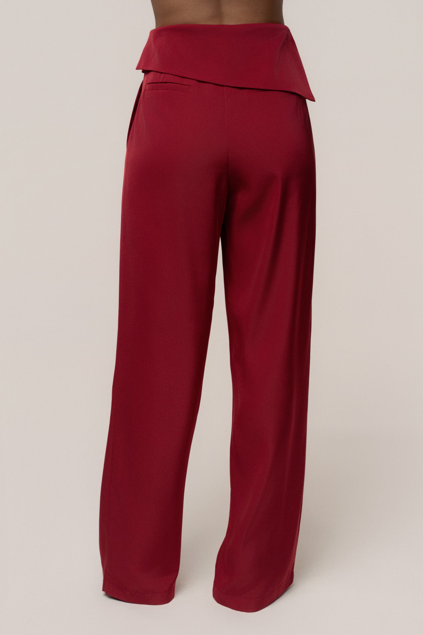 Red Executive Trousers JLUXLABEL