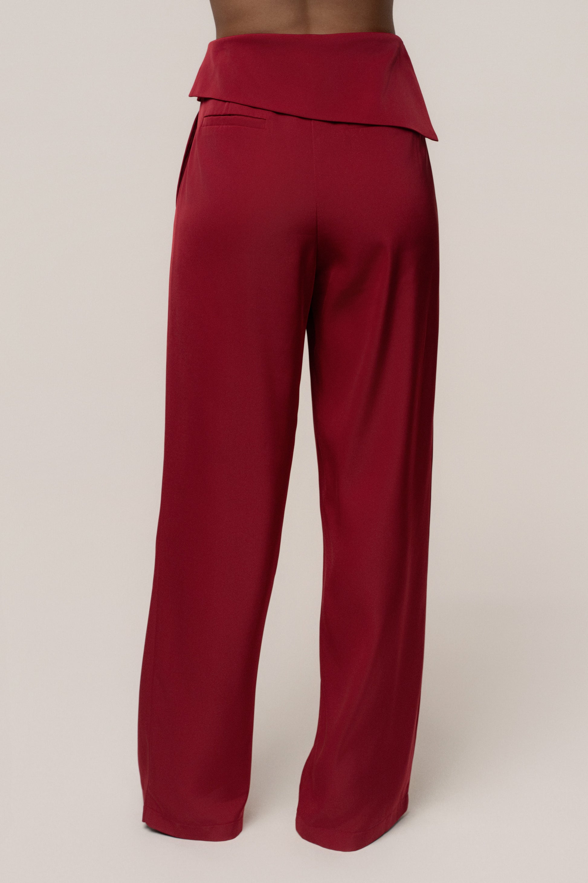 Red Executive Trousers JLUXLABEL