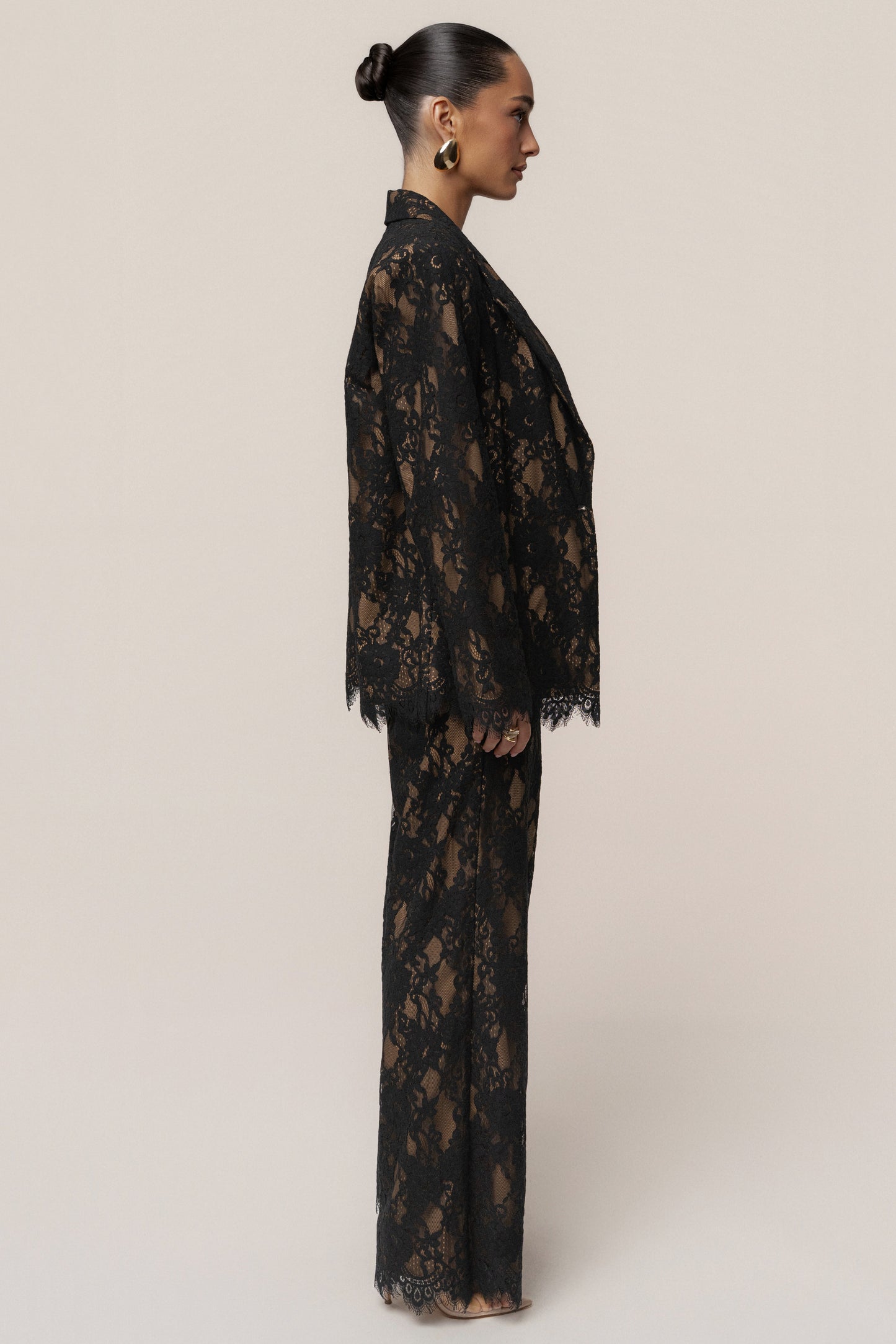 PRE-ORDER Black Forever Crush Lace Pant