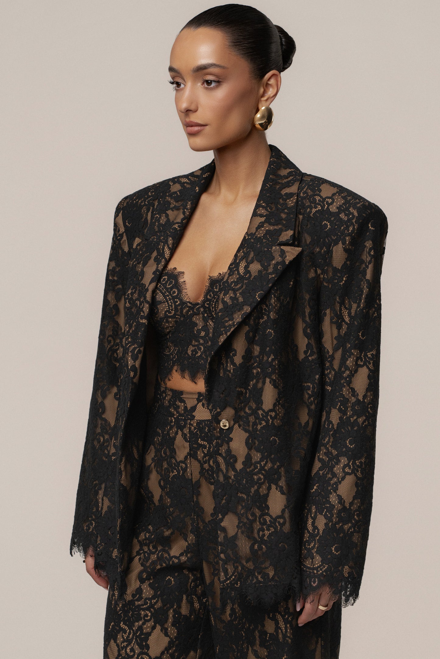 PRE-ORDER Black Forever Crush Lace Top NEWFASHIONEDGE