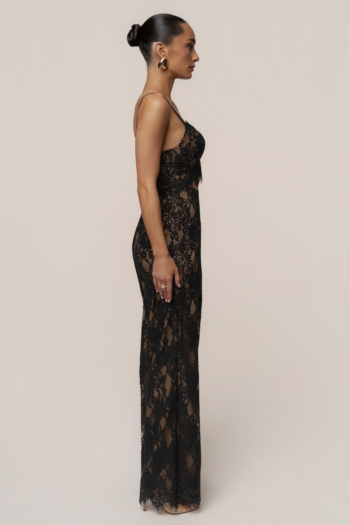 PRE-ORDER Black Forever Crush Lace Pant