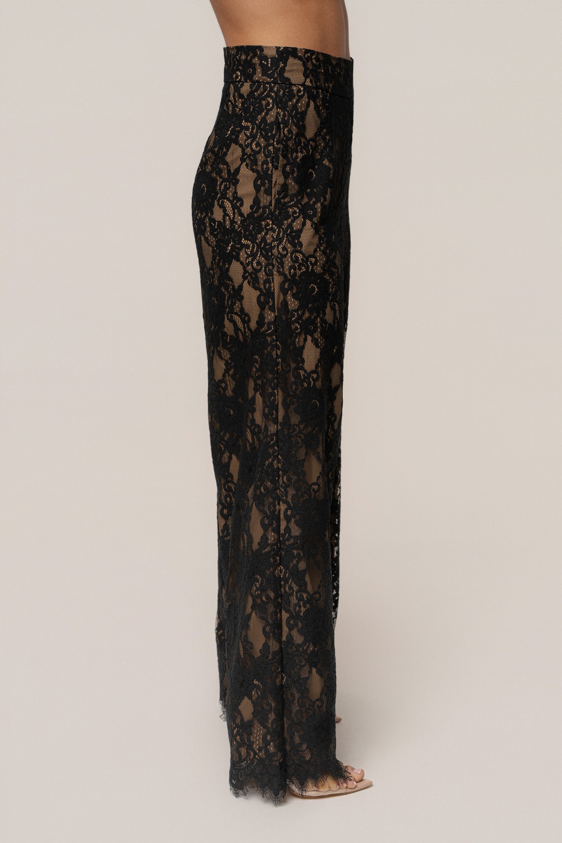 PRE-ORDER Black Forever Crush Lace Pant NEWFASHIONEDGE