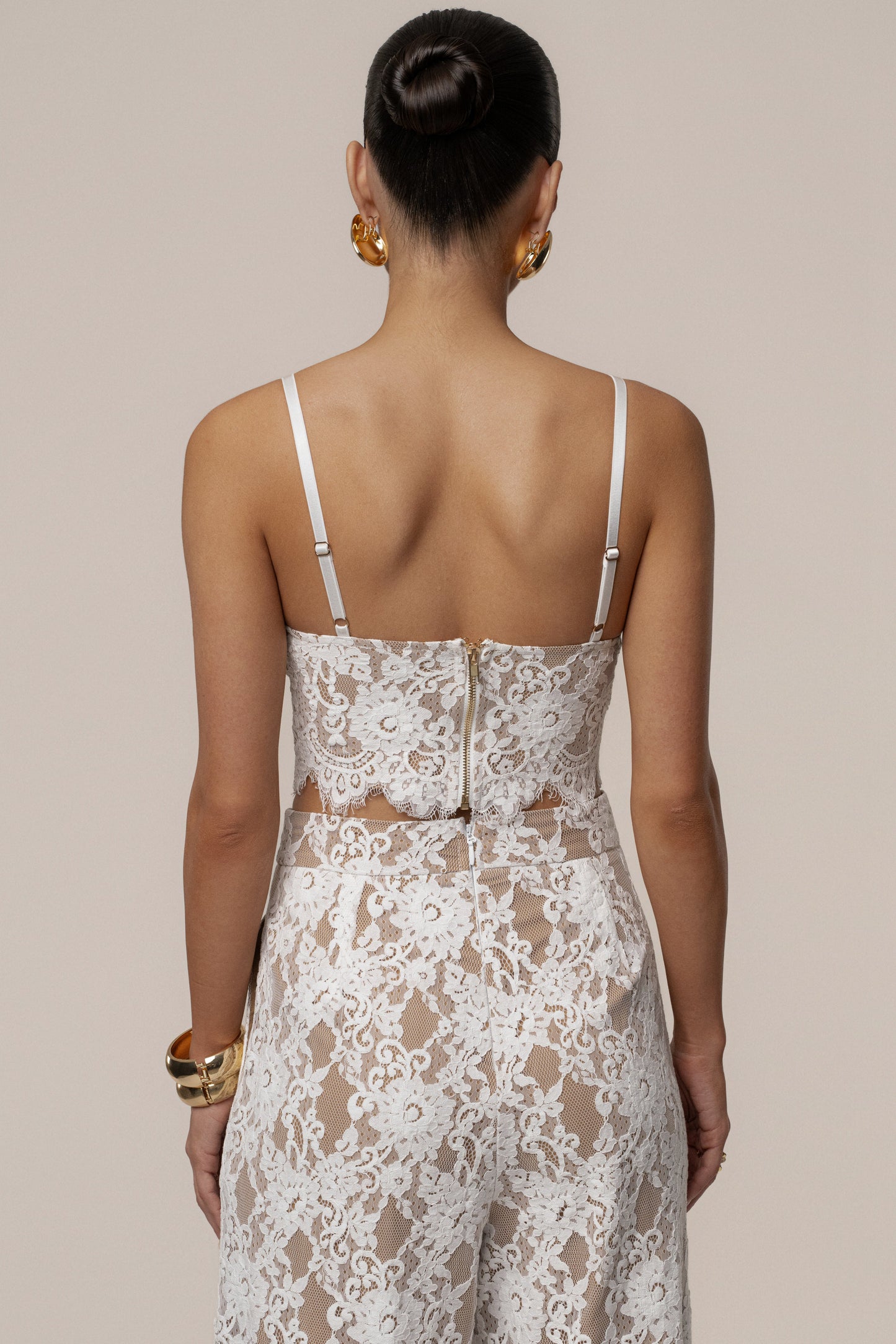 PRE-ORDER White Forever Crush Lace Top