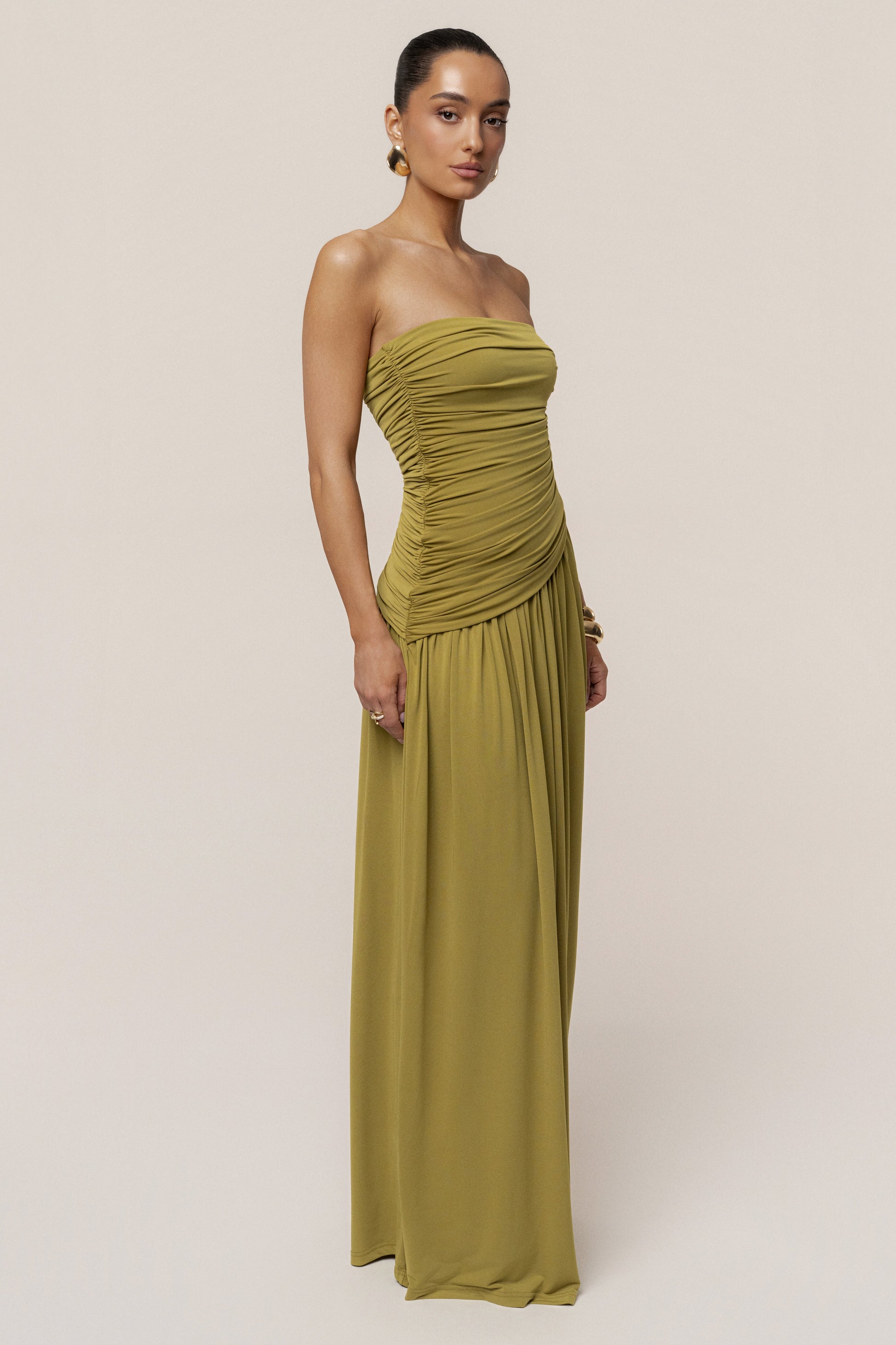 Moss Vision Of Elegance Maxi Dress JLUXLABEL