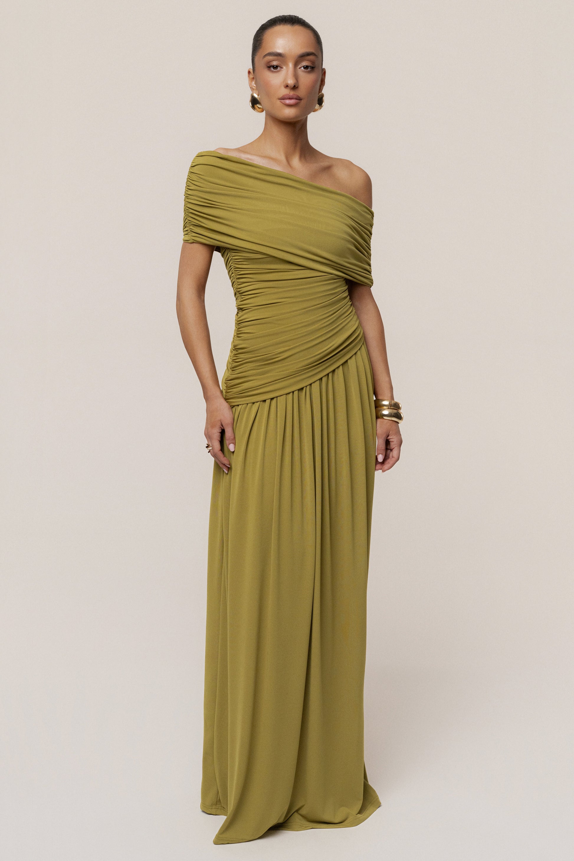 Moss Vision Of Elegance Maxi Dress JLUXLABEL