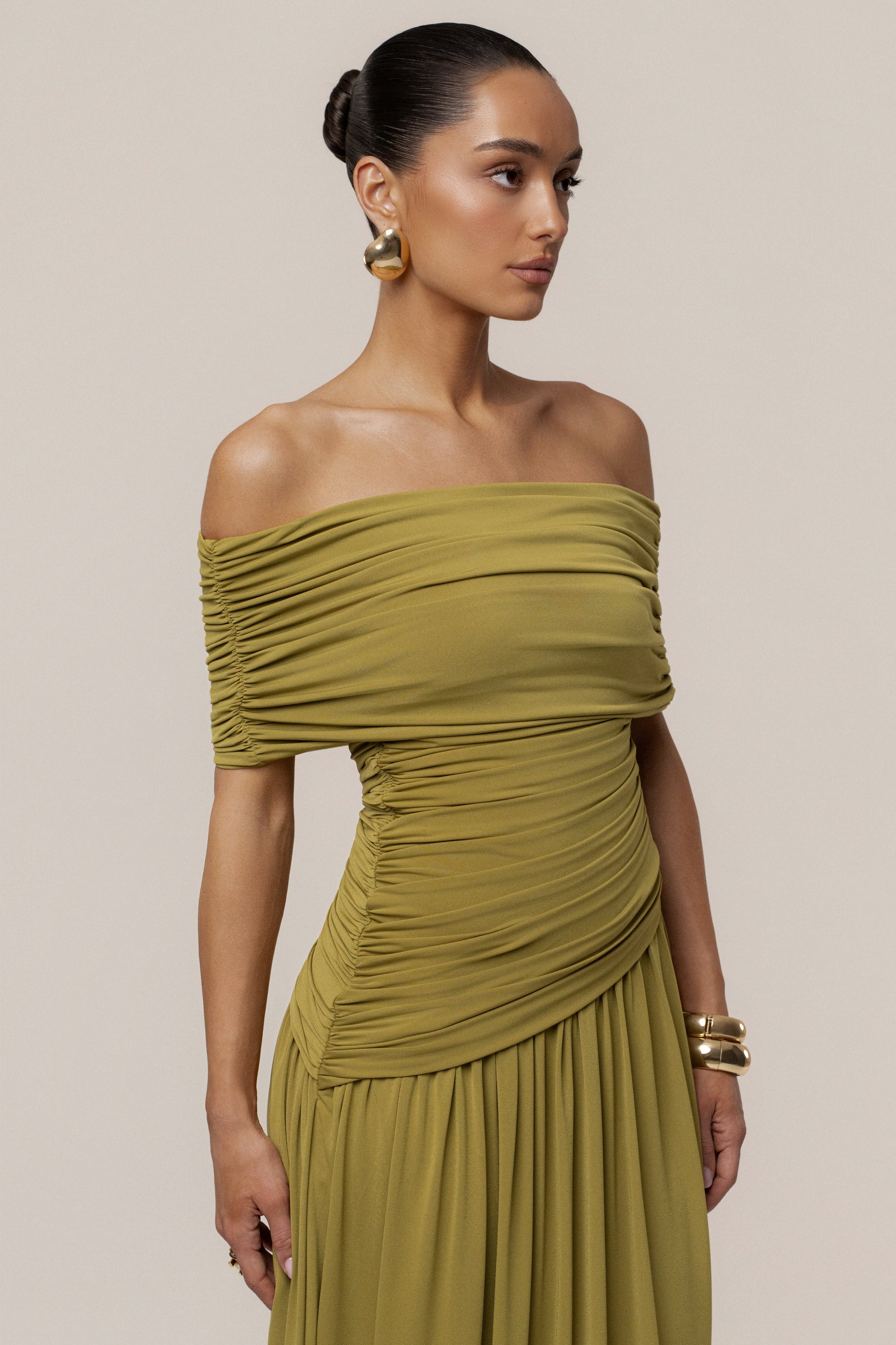 Moss Vision Of Elegance Maxi Dress JLUXLABEL