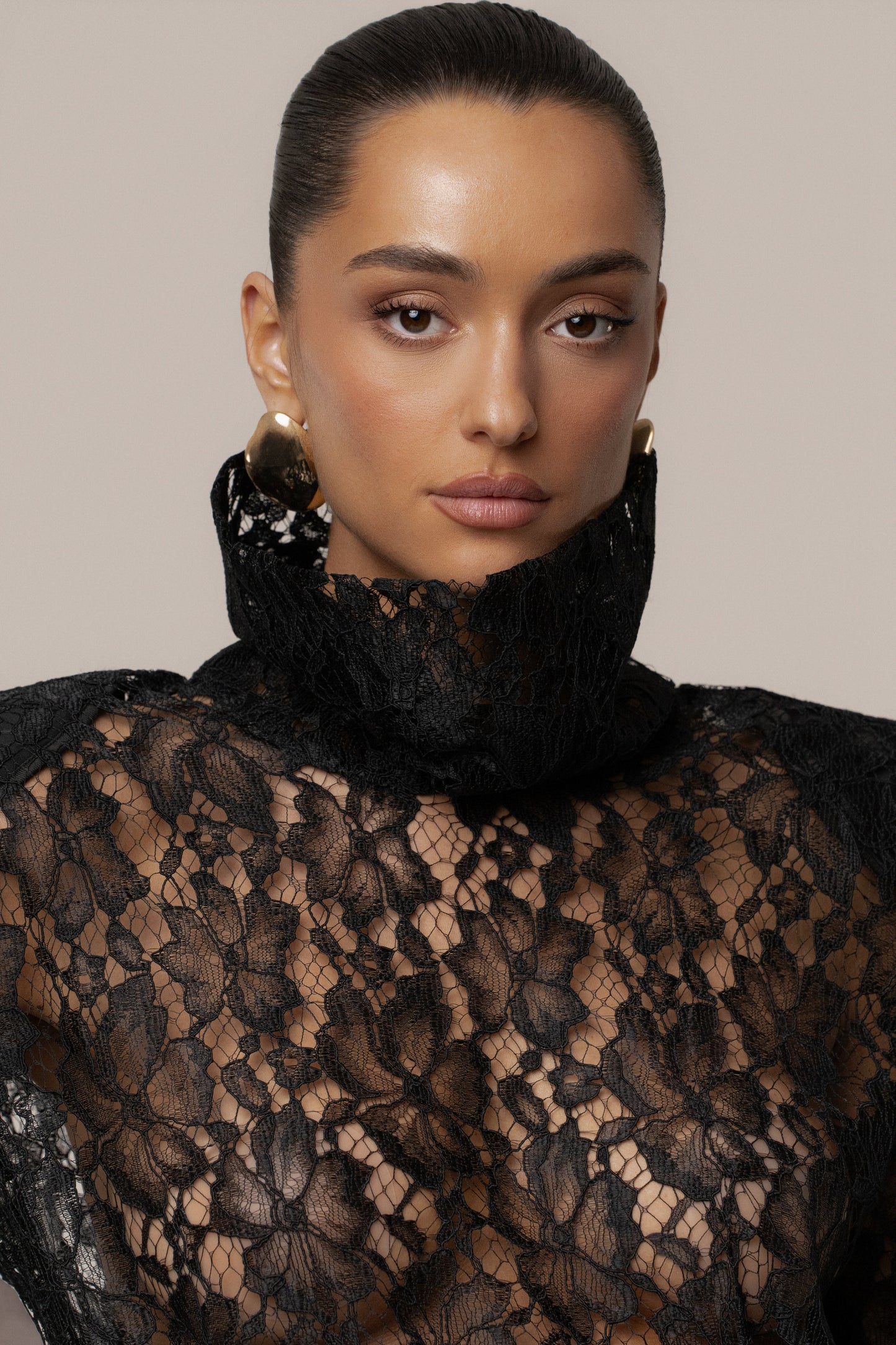 Black Devotion Lace Bodysuit & Skirt Set JLUXLABEL