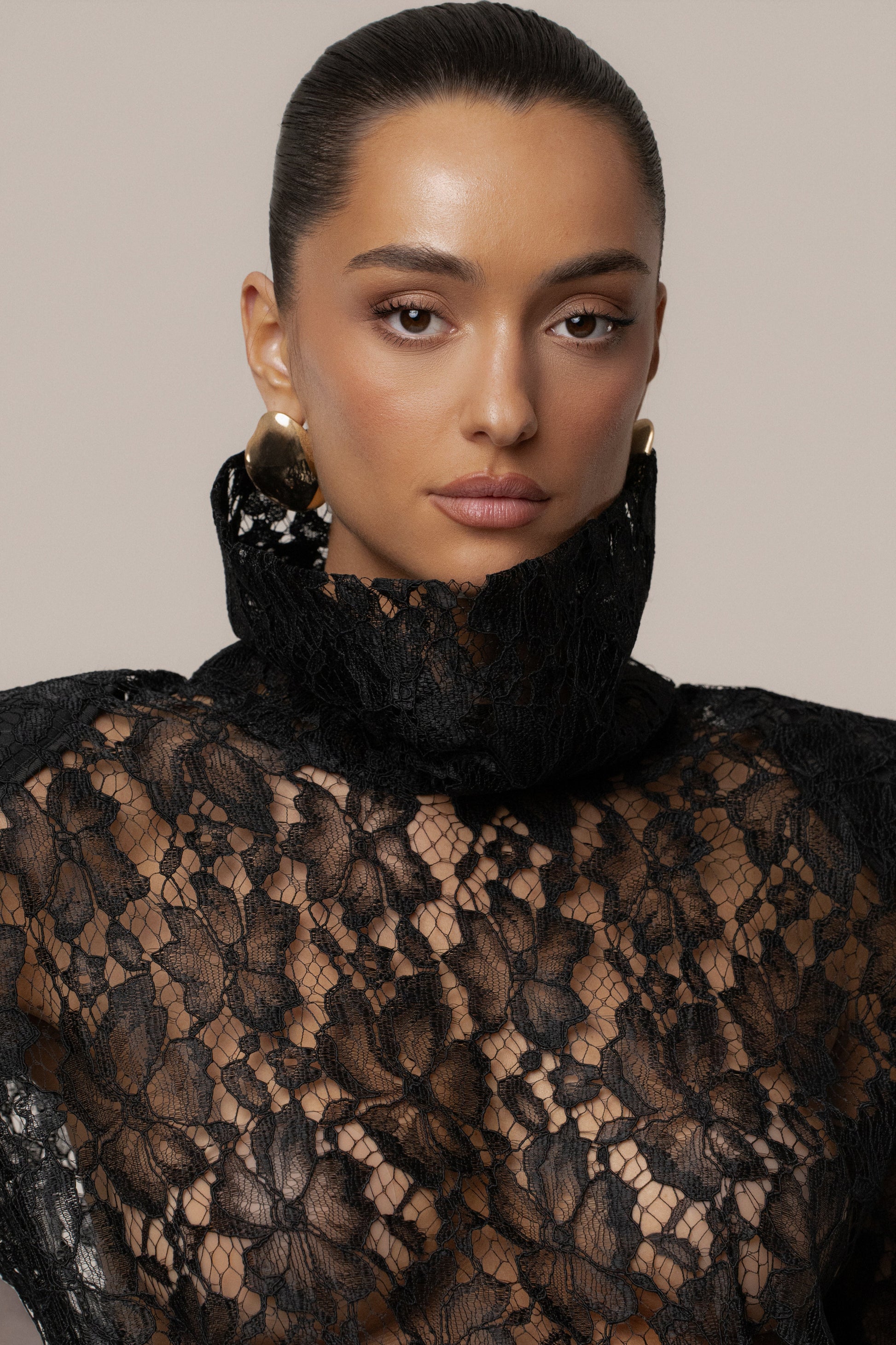 Black Devotion Lace Bodysuit & Skirt Set JLUXLABEL