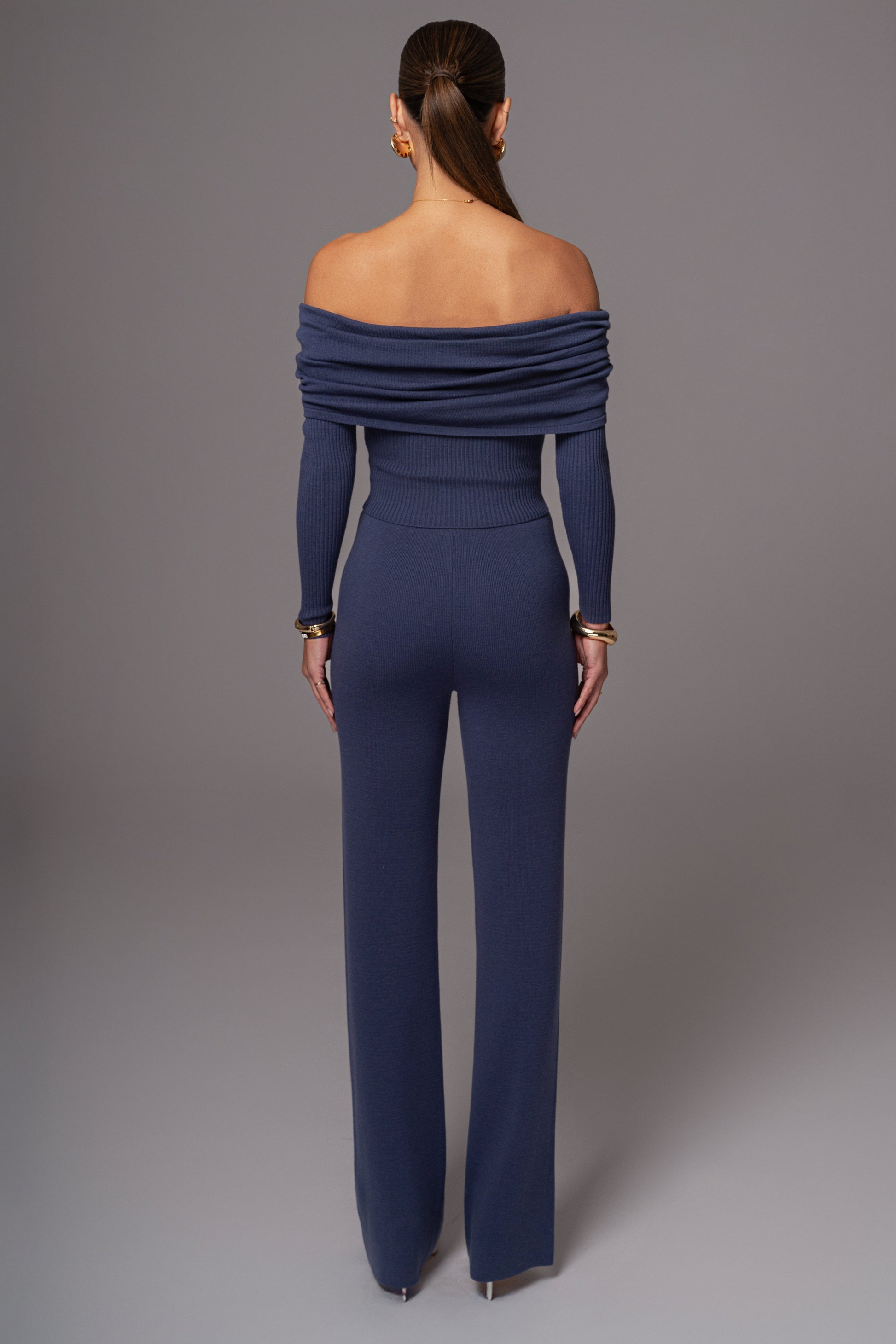Dusk Off The Shoulder Knit Top JLUXLABEL