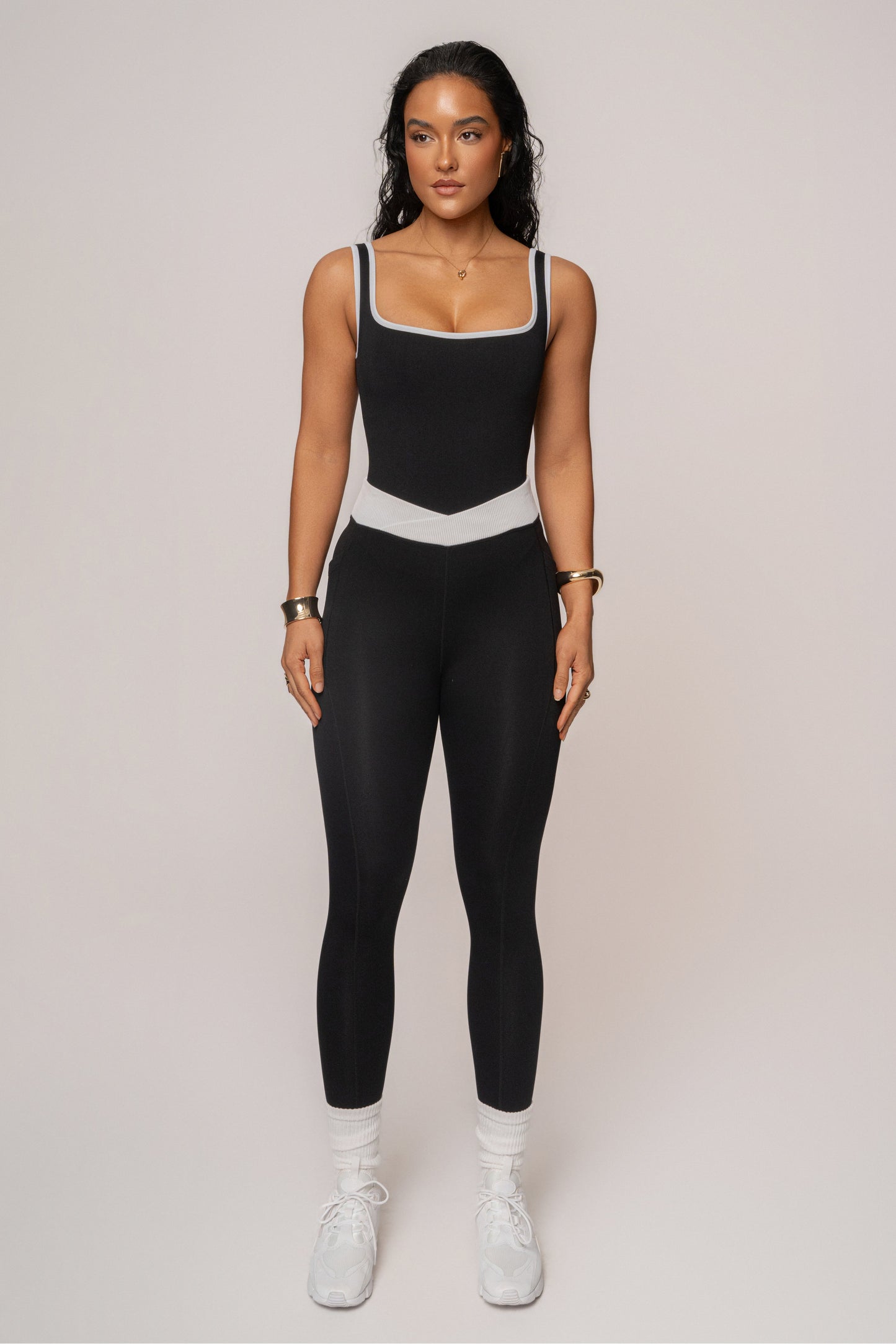 Black/White Revive Bodysuit JLUXLABEL