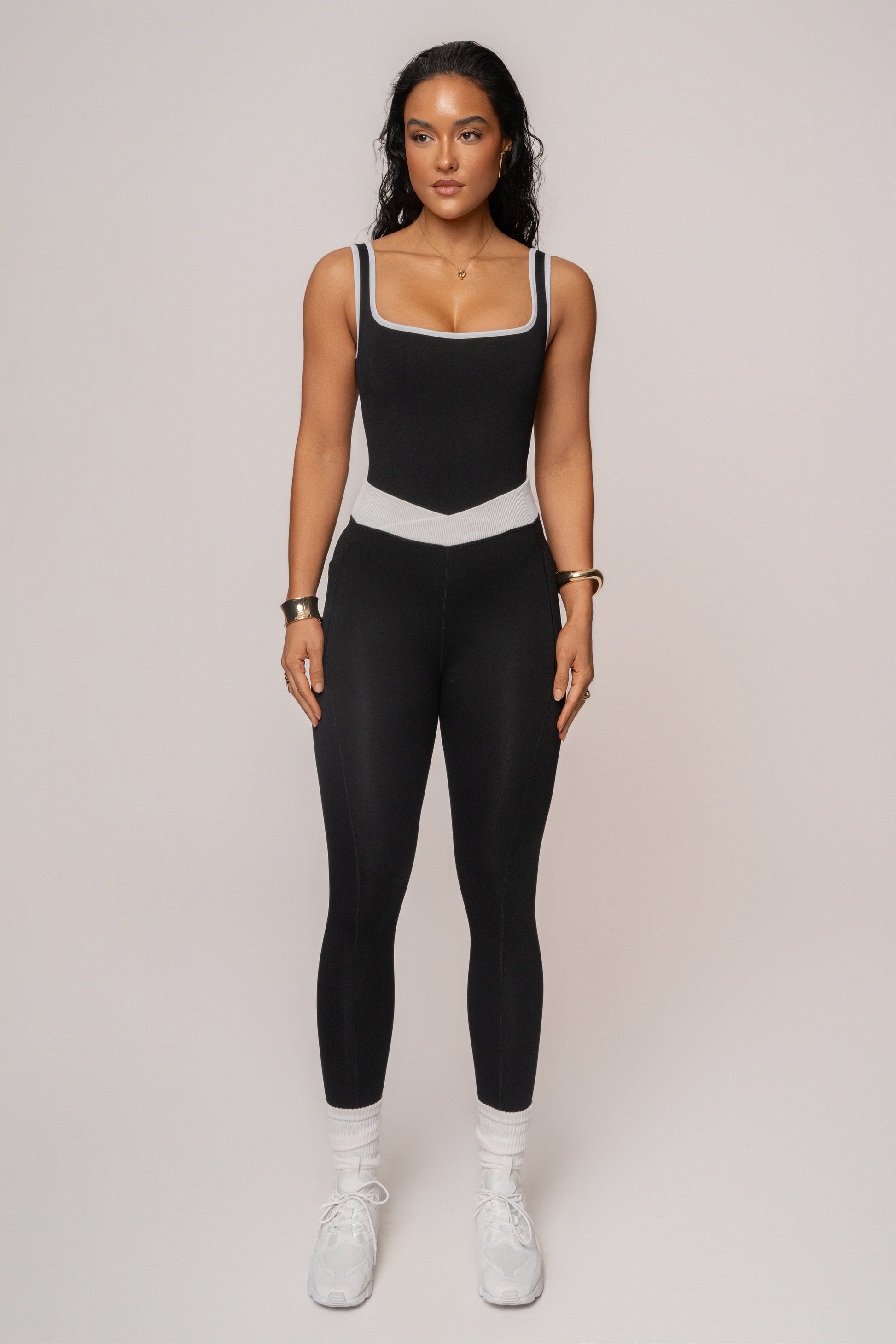 Black/White Revive Bodysuit JLUXLABEL