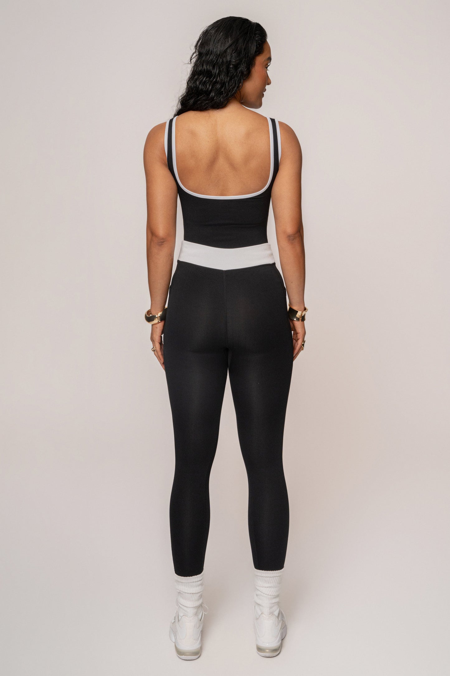 Black/White Revive Bodysuit JLUXLABEL