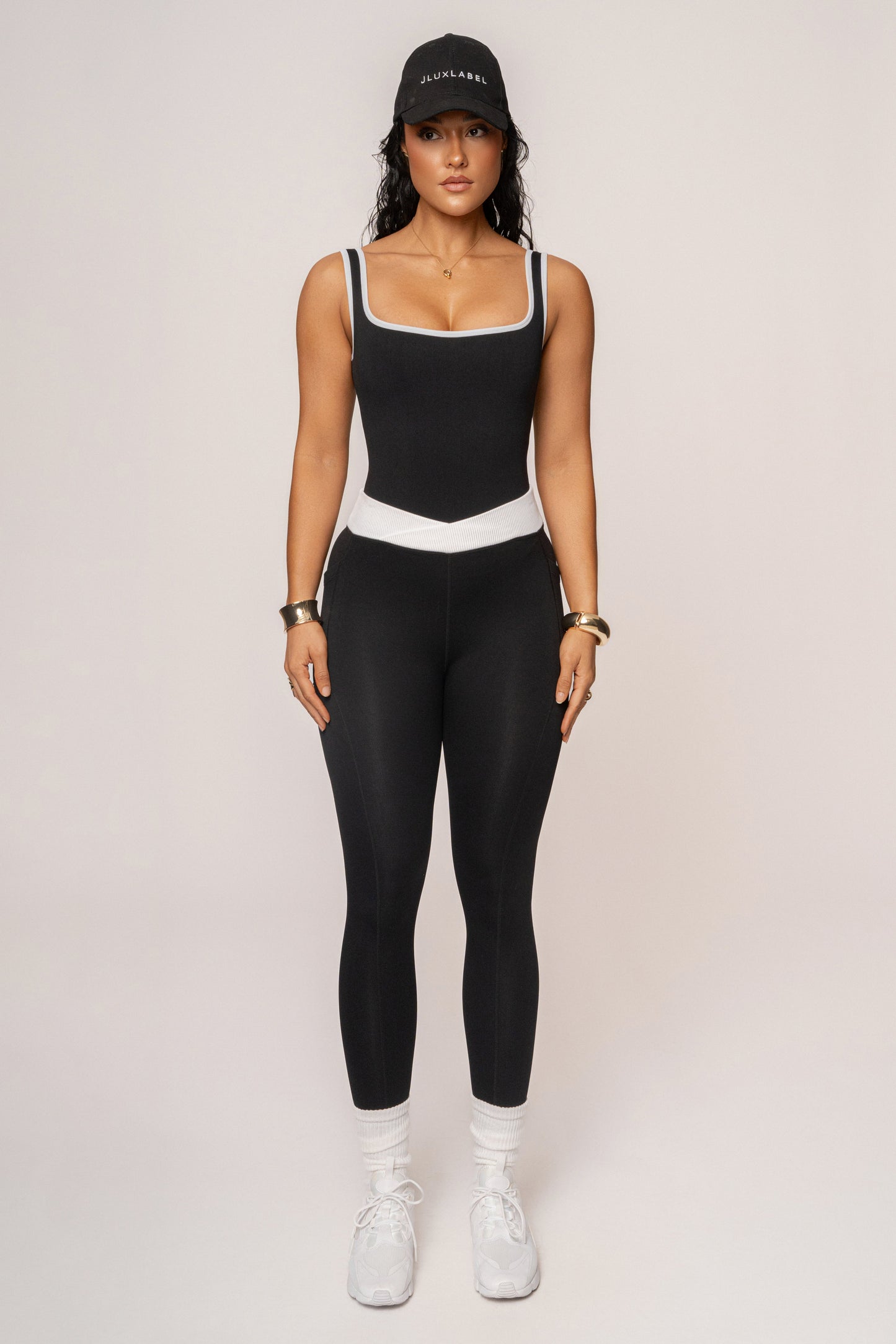 Black/White Revive Bodysuit JLUXLABEL