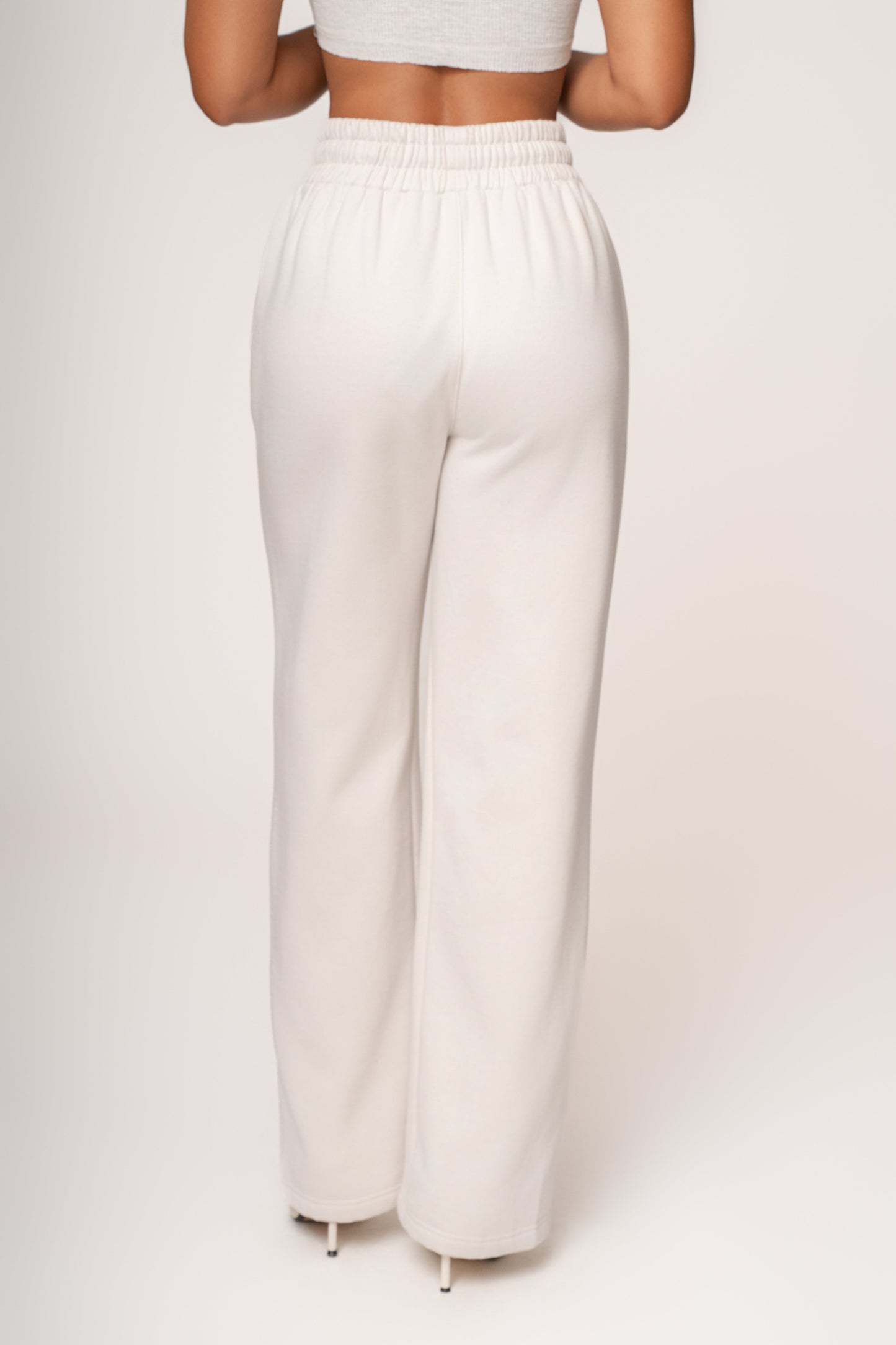 Bone JLUXLABEL Logo Fleece Pants JLUXLABEL
