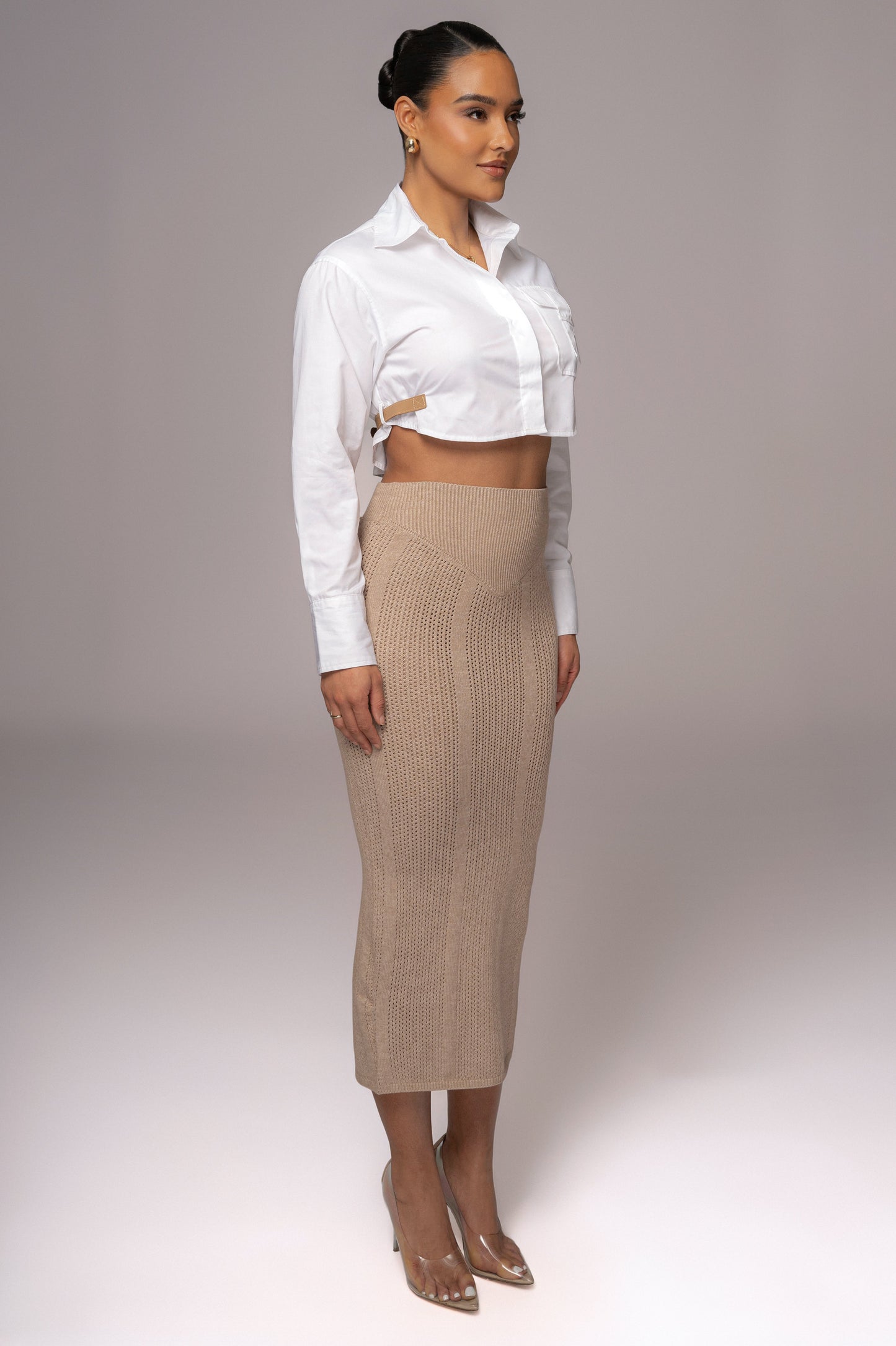 Ivory Close To You Collared Top JLUXLABEL