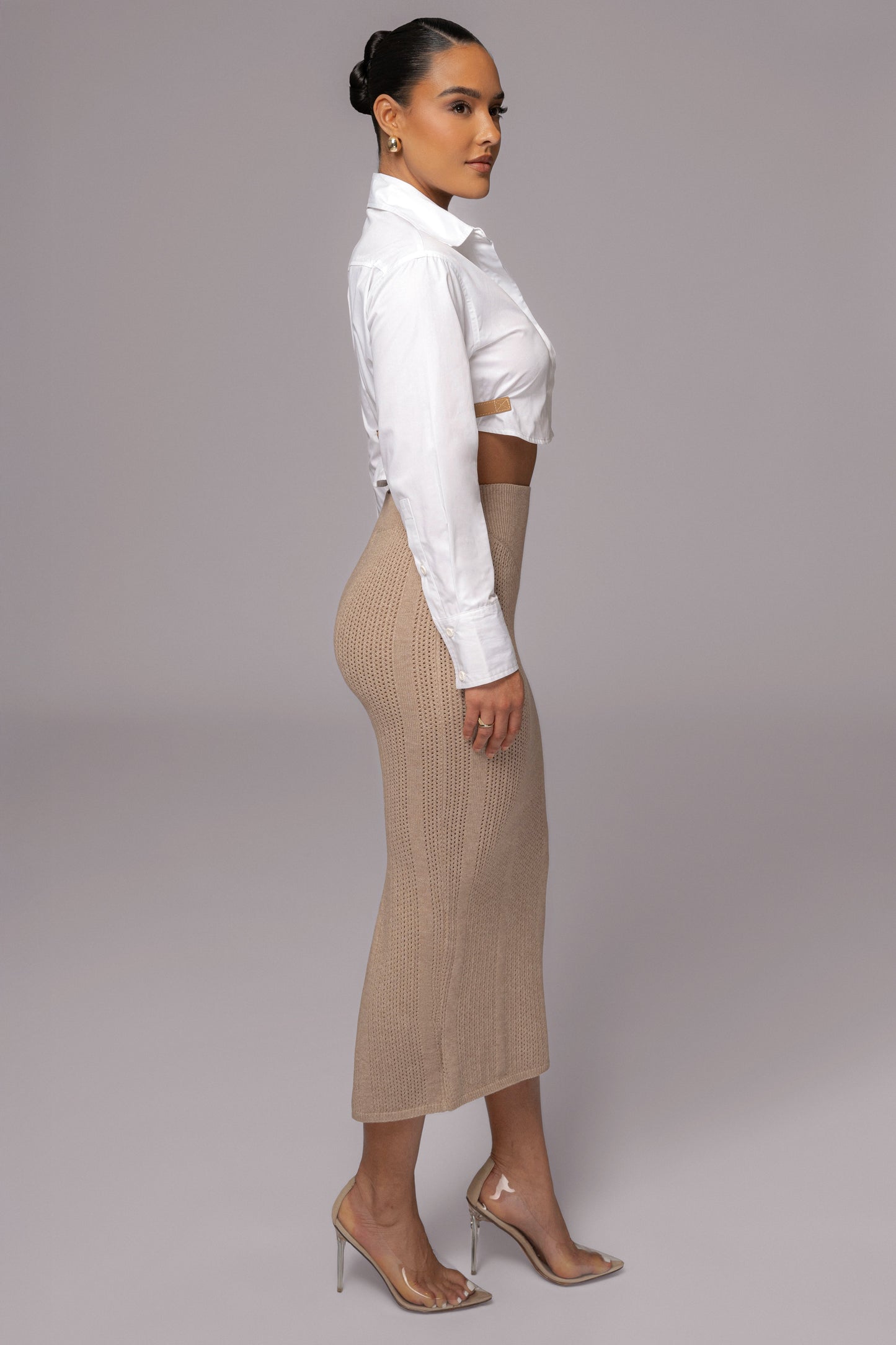 Ivory Close To You Collared Top JLUXLABEL