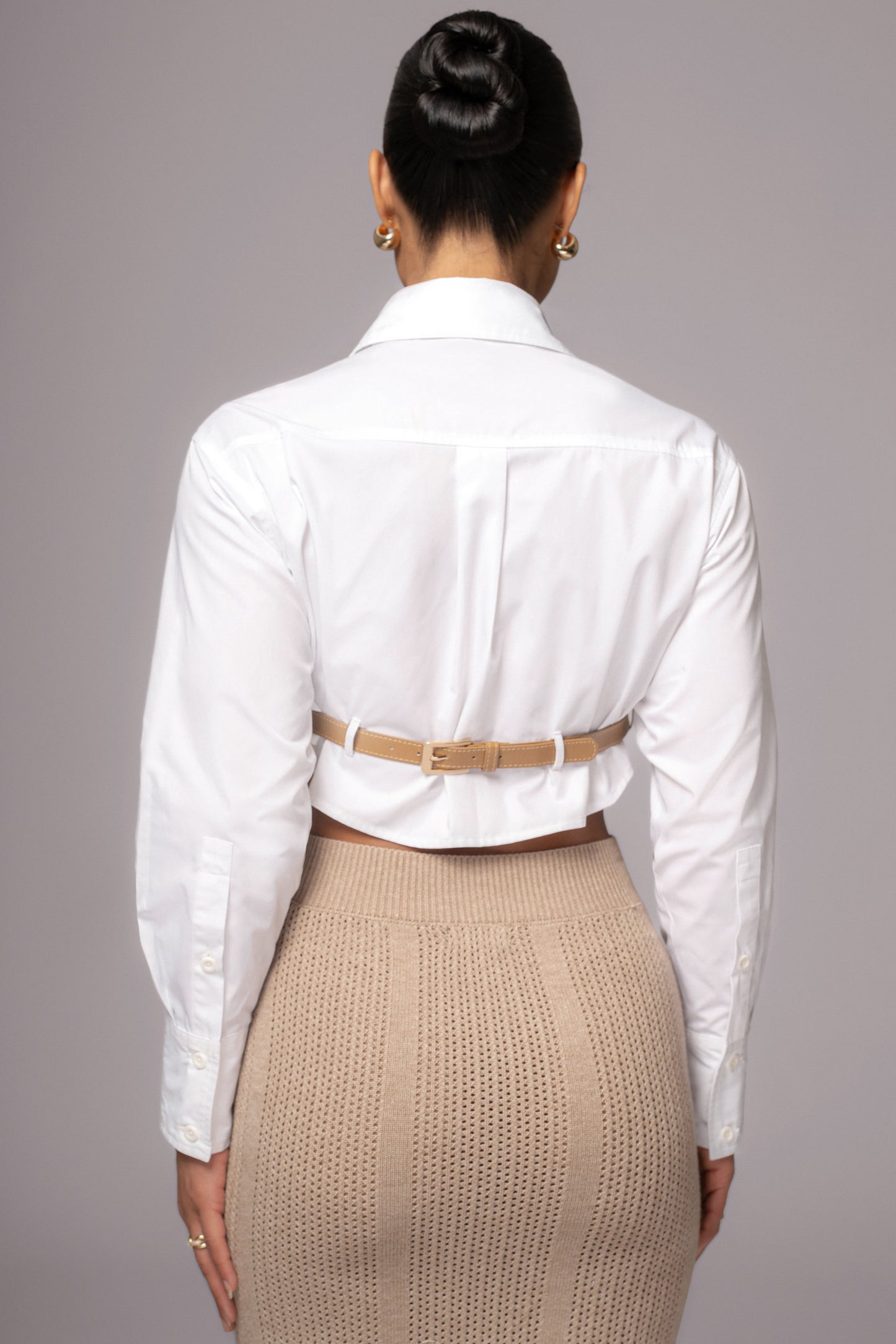 Ivory Close To You Collared Top JLUXLABEL