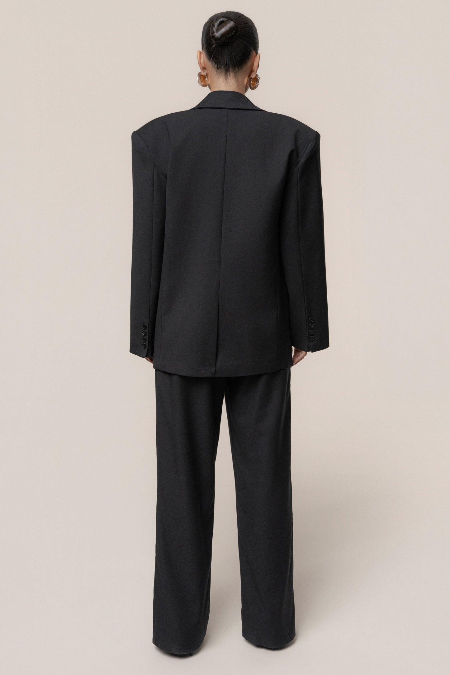 Black Refined Moments Blazer JLUXLABEL