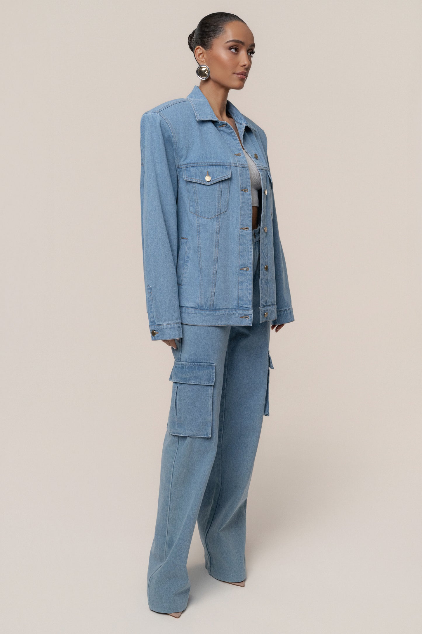 Medium Wash Next Phase Denim Jacket NEWFASHIONEDGE