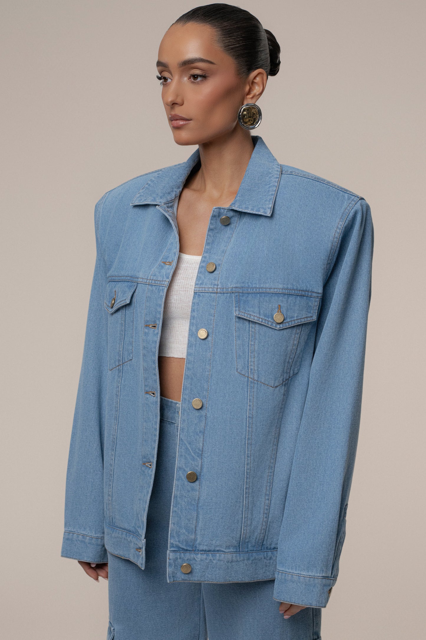 Medium Wash Next Phase Denim Jacket NEWFASHIONEDGE