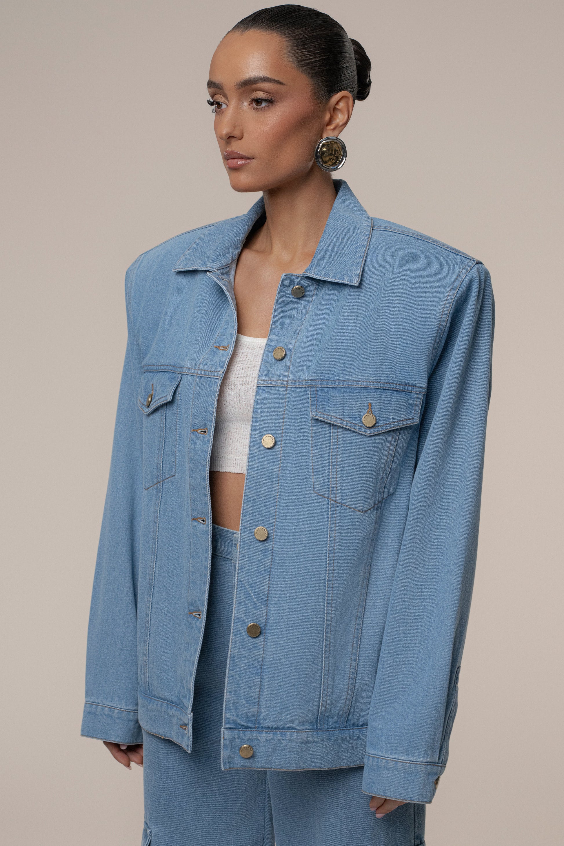 Medium Wash Next Phase Denim Jacket NEWFASHIONEDGE