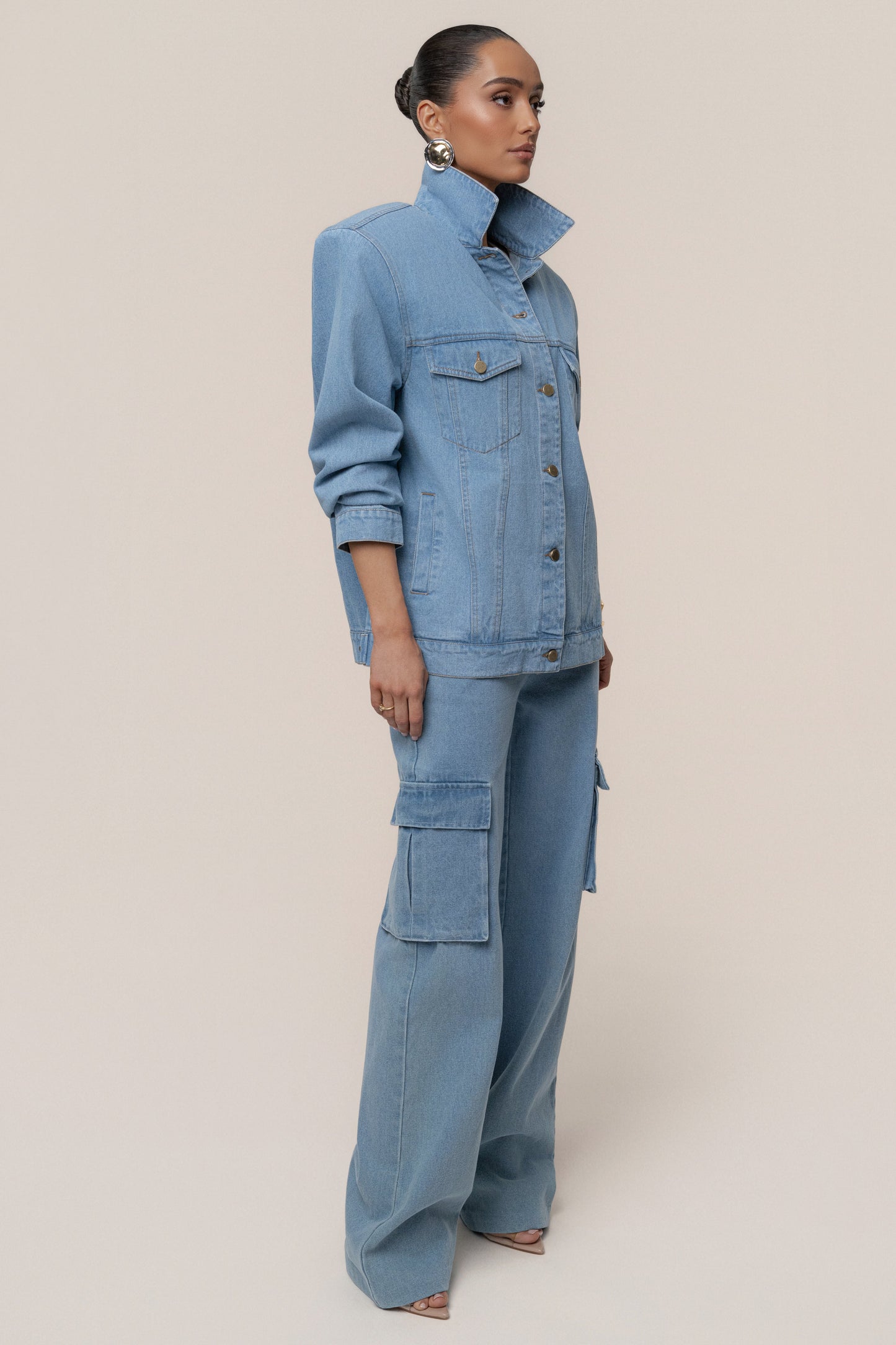 Medium Wash Next Phase Denim Jacket NEWFASHIONEDGE