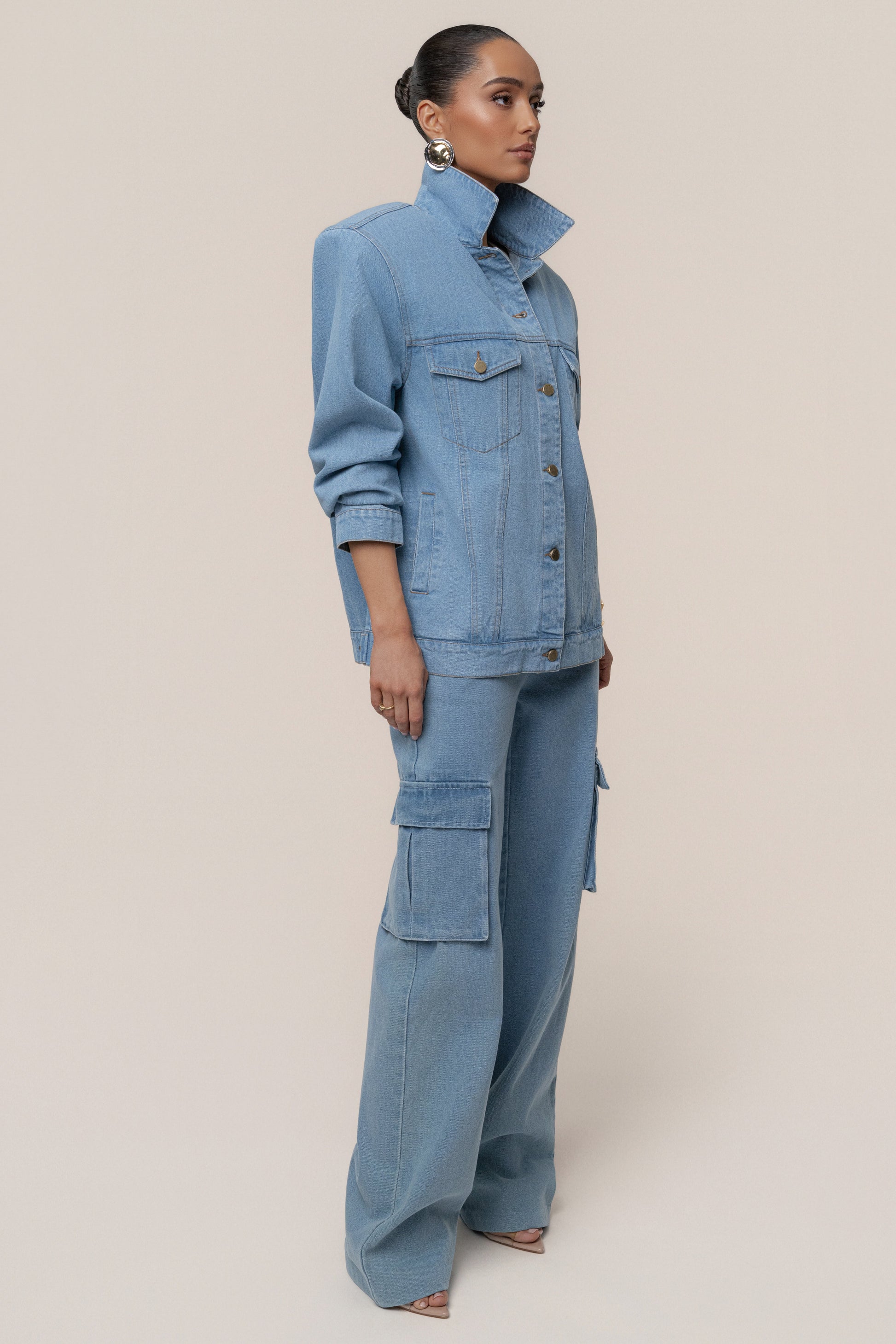 Medium Wash Next Phase Denim Jacket NEWFASHIONEDGE