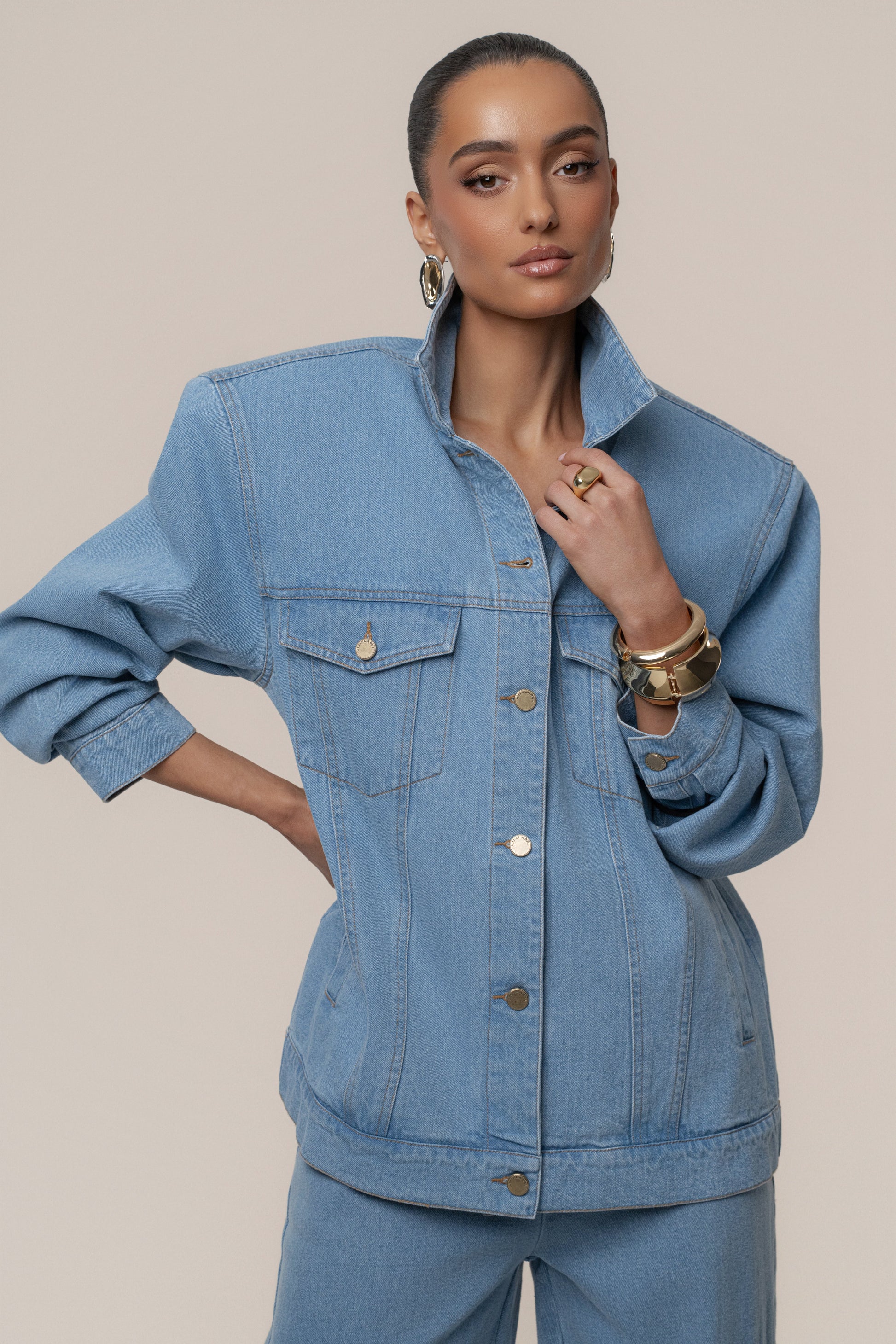 Medium Wash Next Phase Denim Jacket NEWFASHIONEDGE