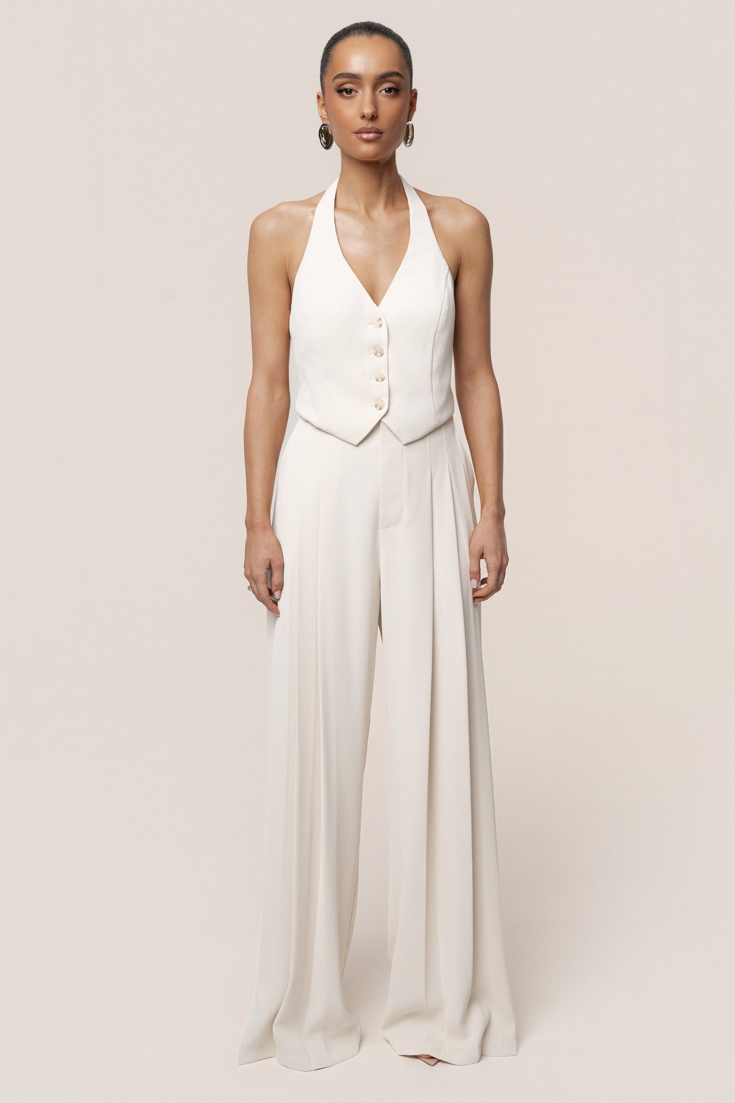 Ivory Signature Elegance Vest JLUXLABEL