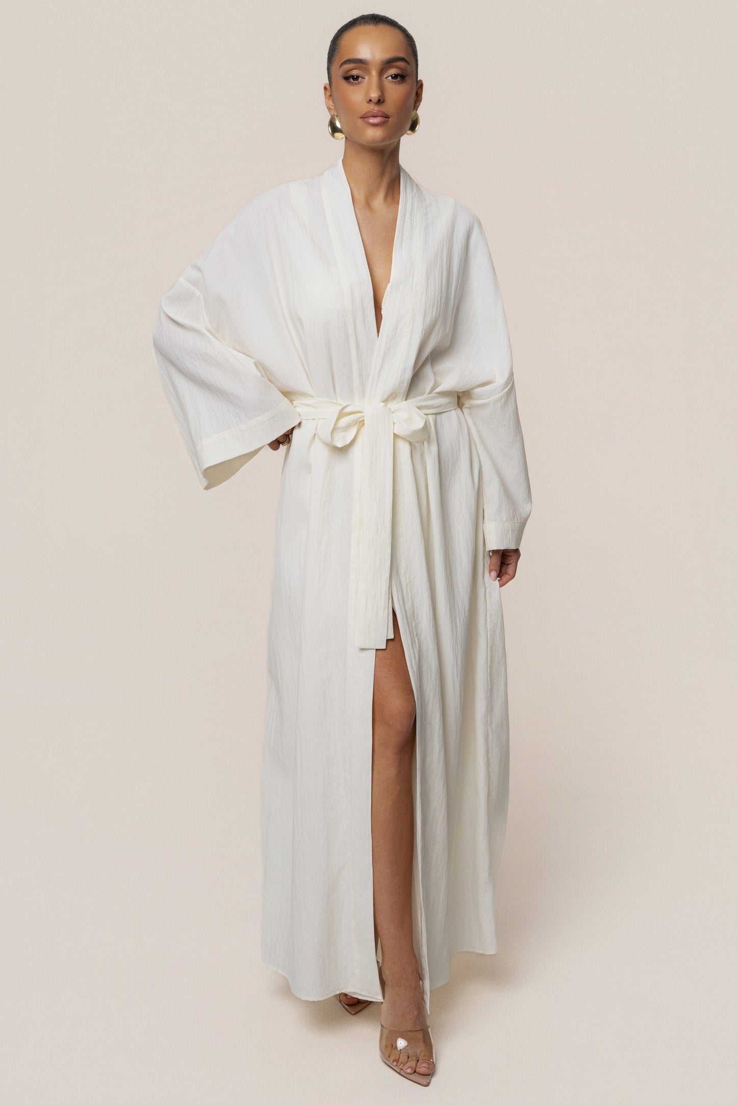 Ivory Desert Oasis Duster JLUXLABEL