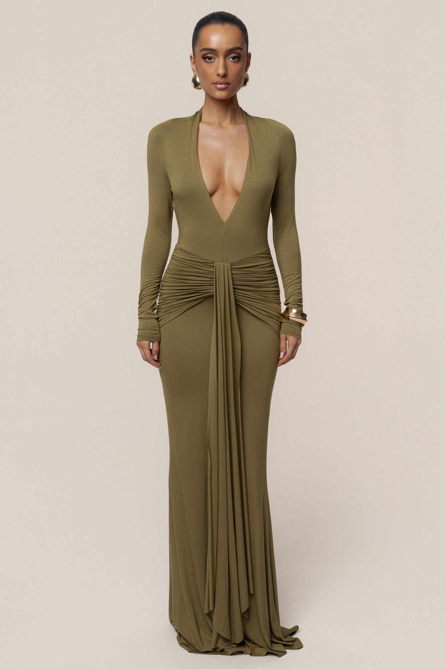 Olive All The Stars Maxi Dress JLUXLABEL