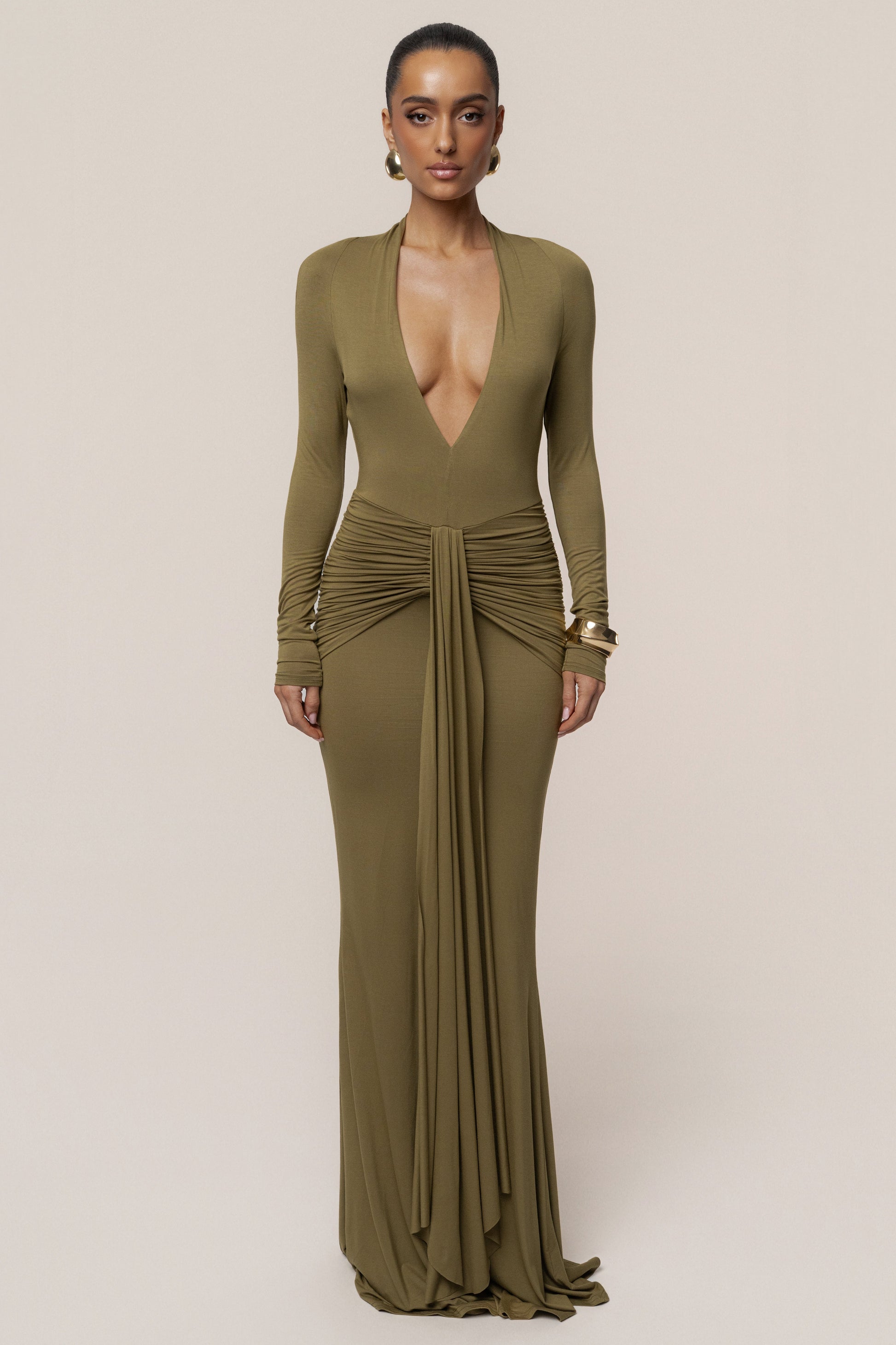 Olive All The Stars Maxi Dress JLUXLABEL