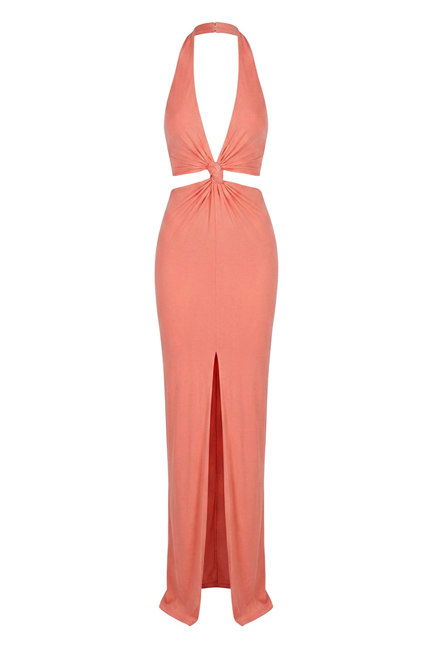 Coral Grand Evening Maxi Dress JLUXLABEL