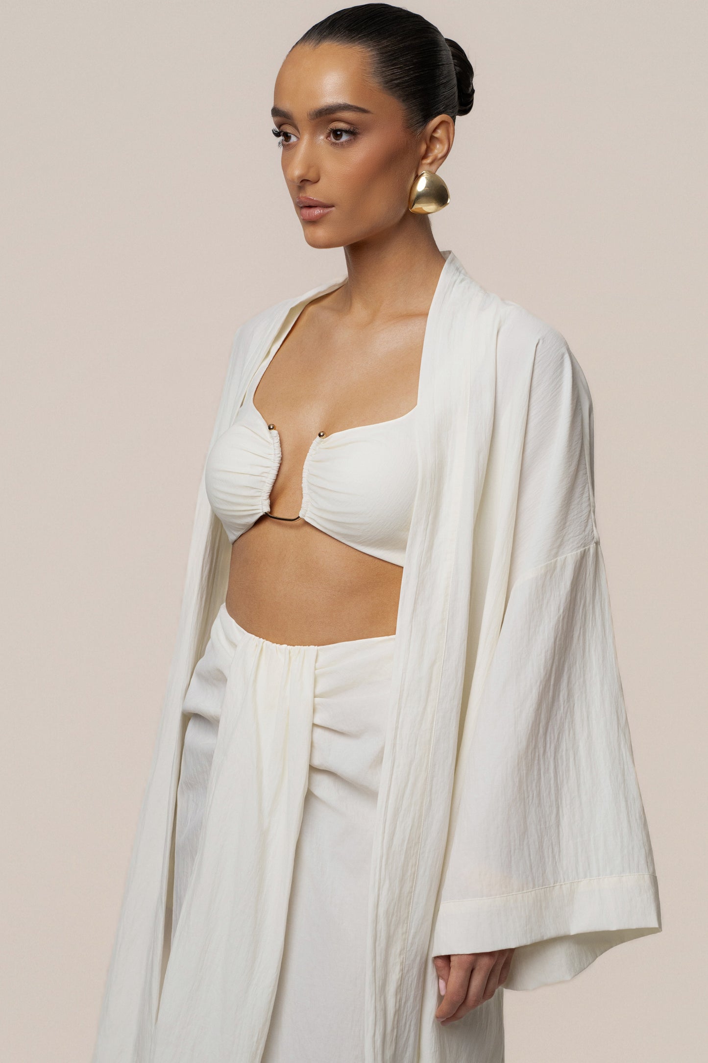 Ivory Desert Oasis Duster JLUXLABEL