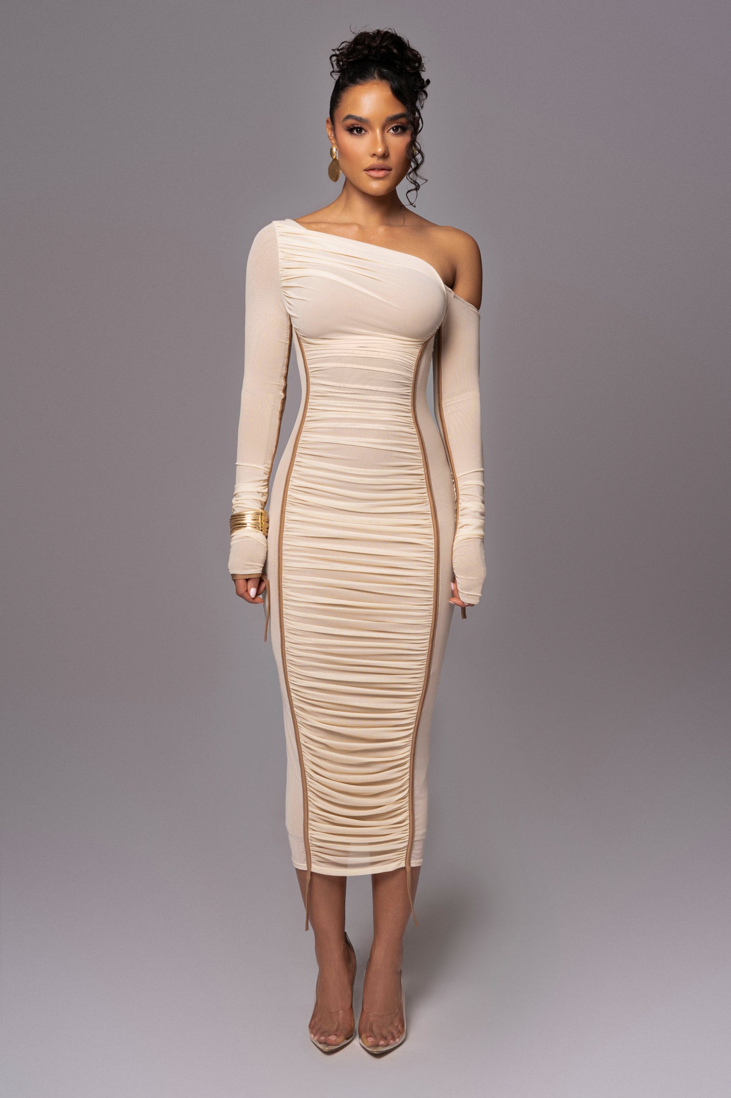 Buttercream Monika Midi Dress JLUXLABEL