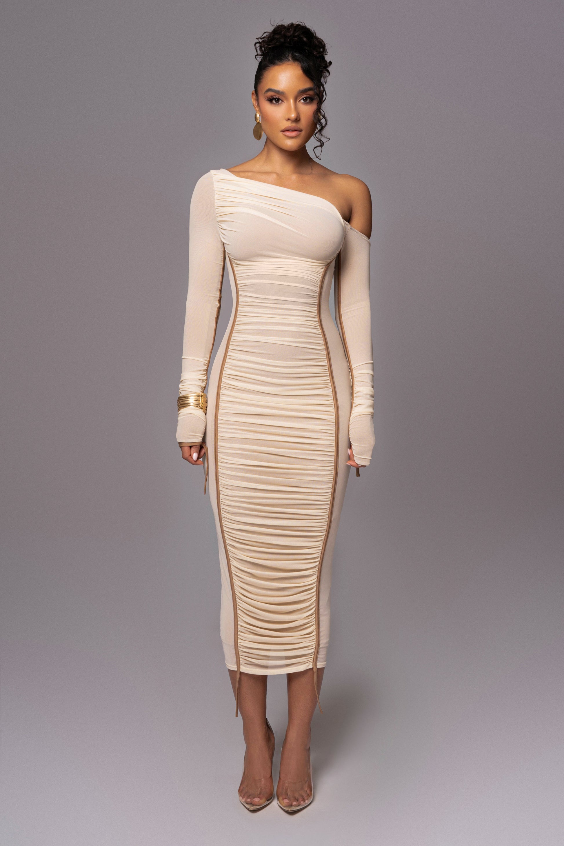 Buttercream Monika Midi Dress JLUXLABEL