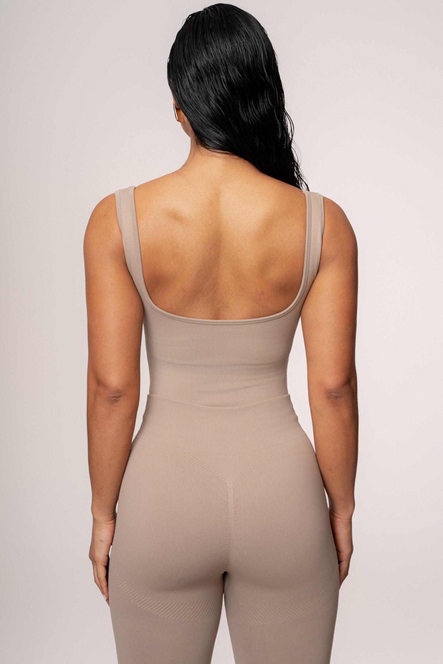 Beige Grounded Bodysuit