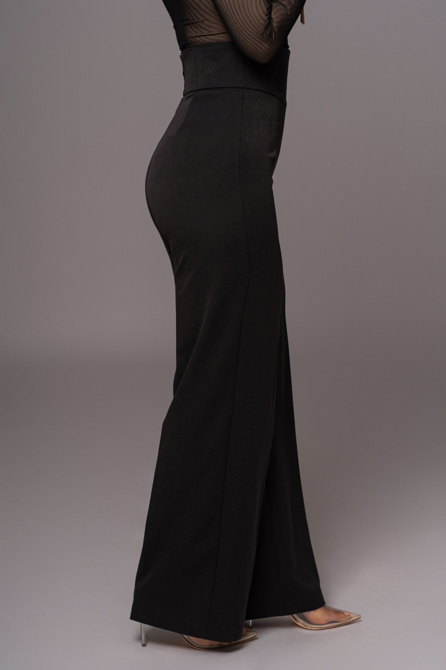 Black Novena Woven Pants JLUXLABEL