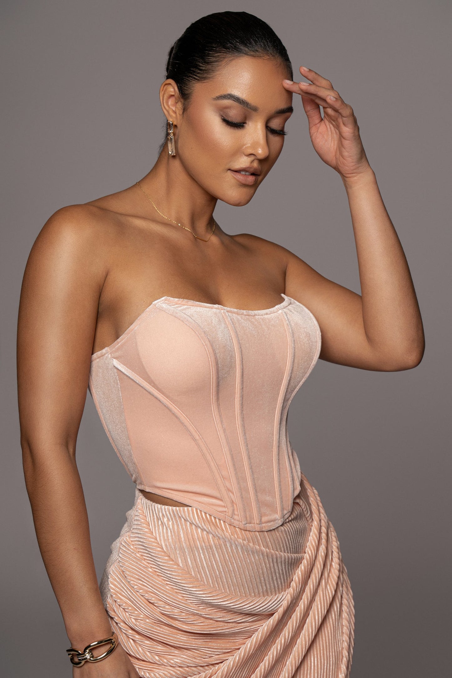 Blush True Bliss Maxi Skirt JLUXLABEL