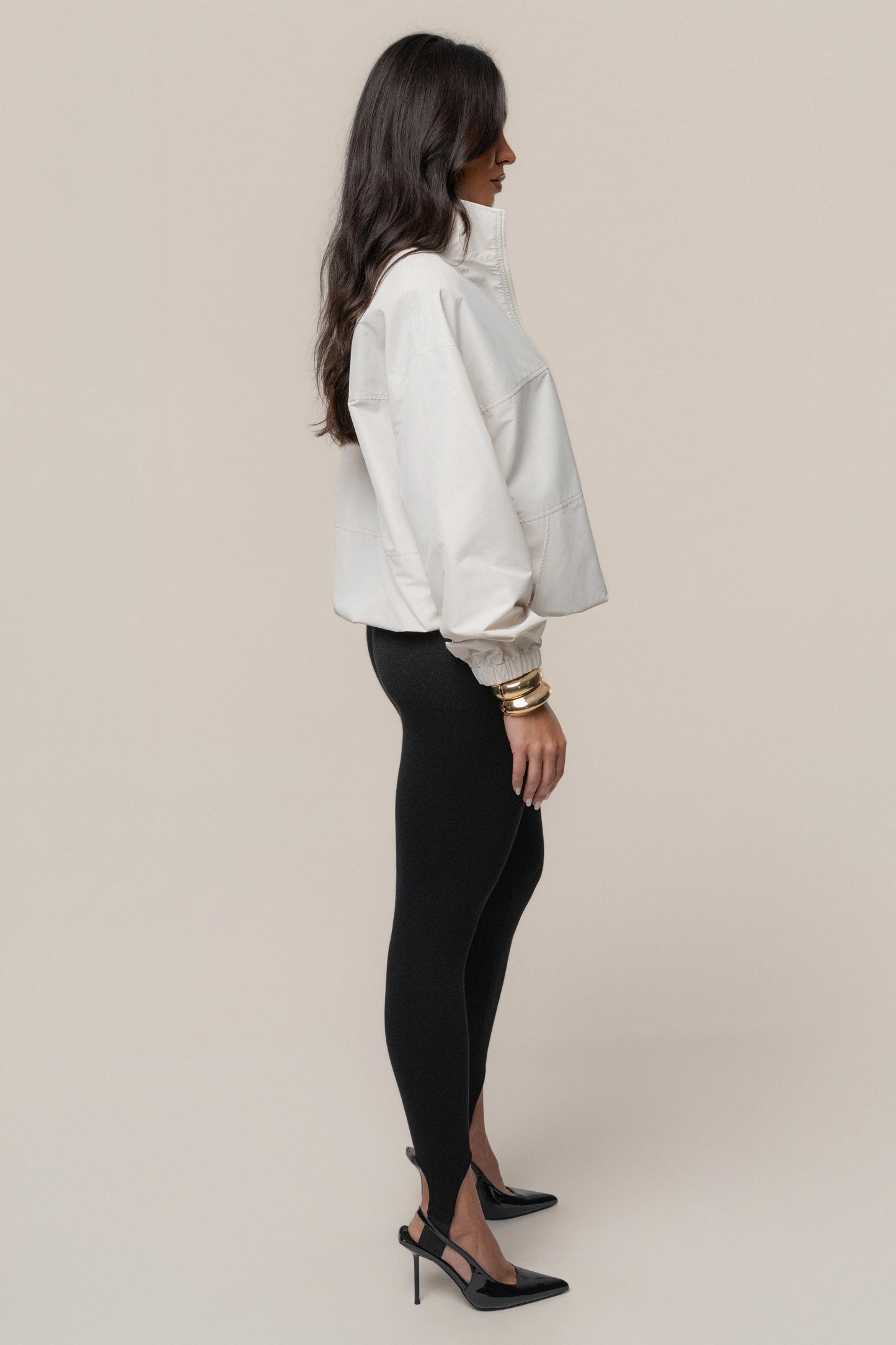 Milk Oversized Funnel Jacket JLUXLABEL