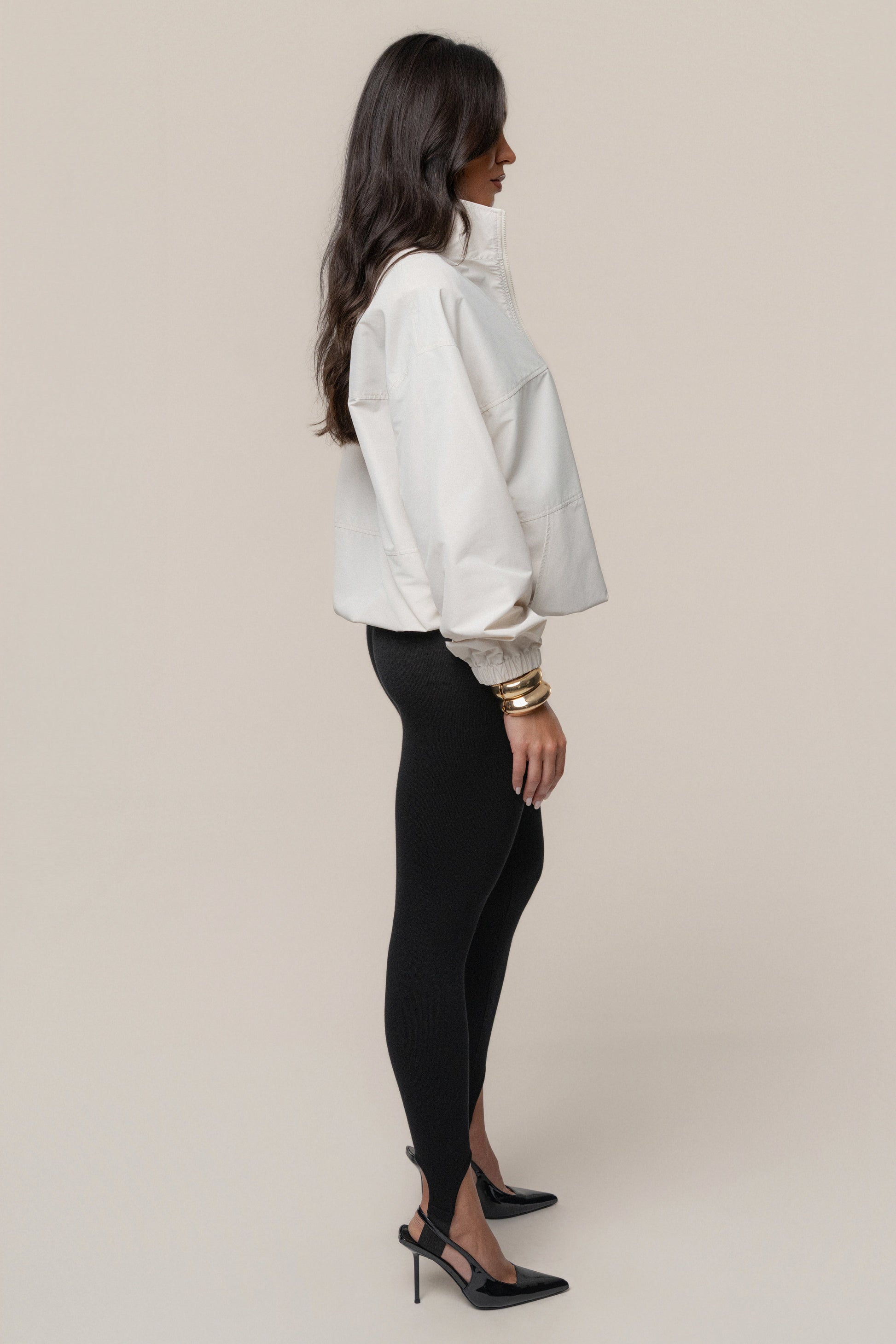 Milk Oversized Funnel Jacket JLUXLABEL
