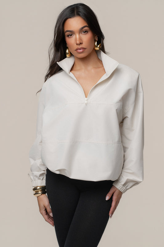 Milk Oversized Funnel Jacket JLUXLABEL