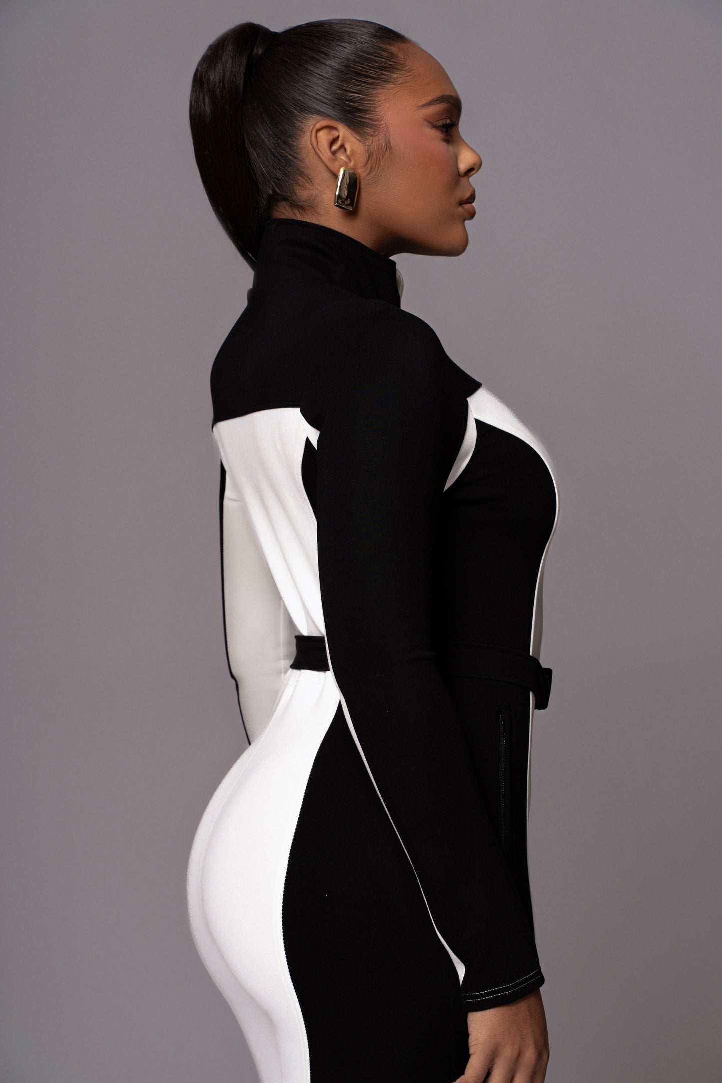 Black Arctic Rush Ski Suit JLUXLABEL