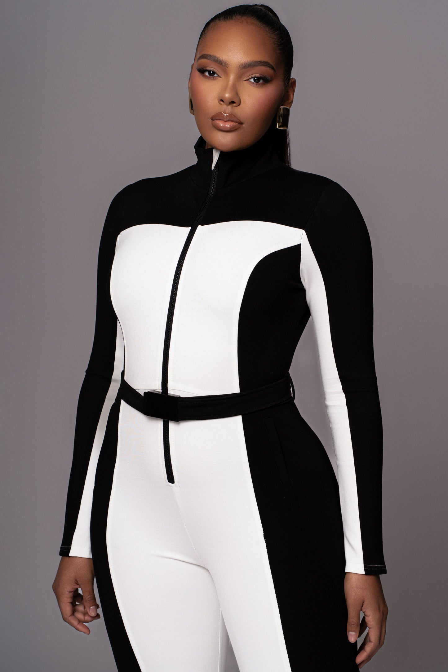 Black Arctic Rush Ski Suit JLUXLABEL
