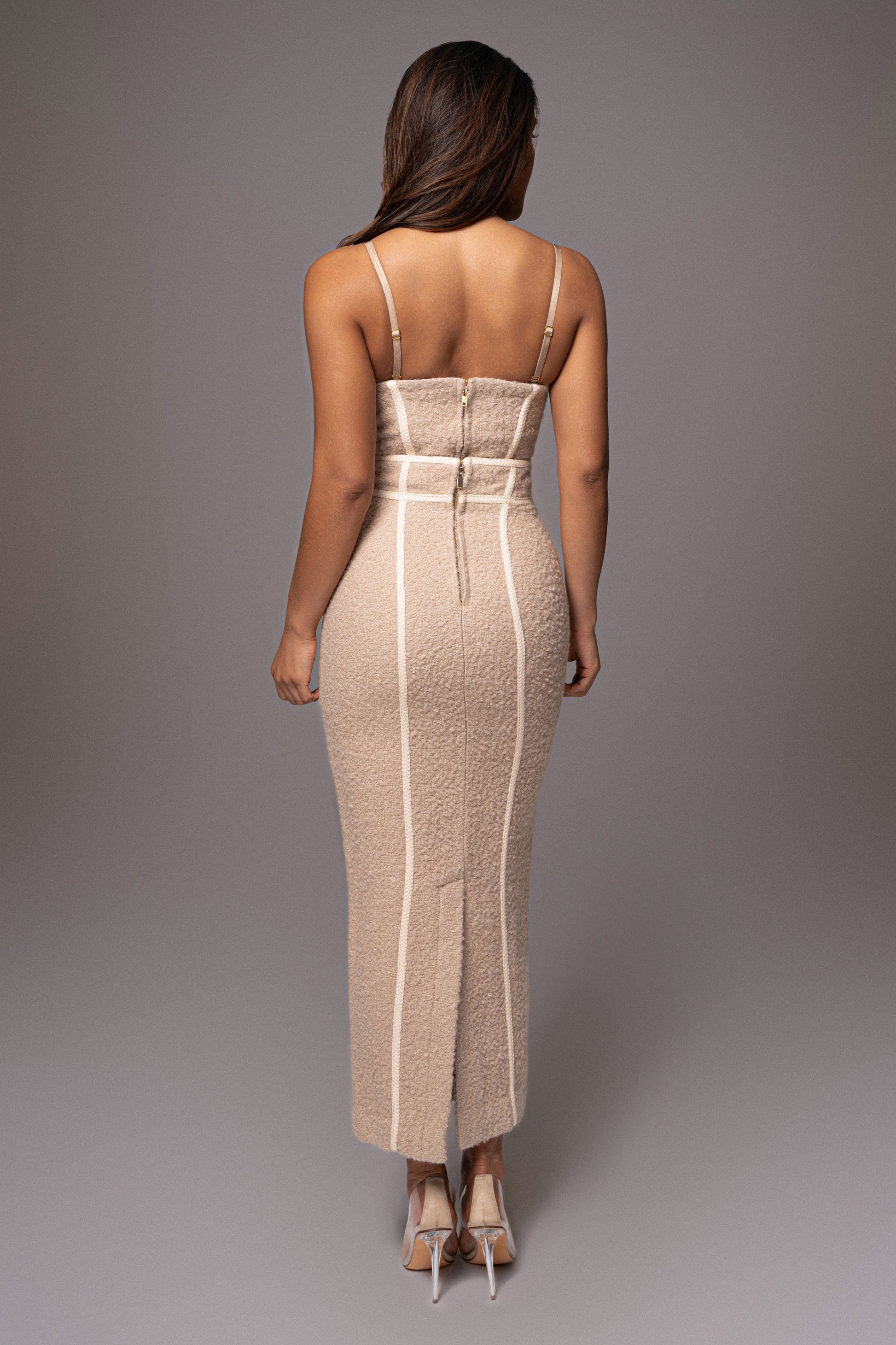 Beige Jozie Bustier Top JLUXLABEL